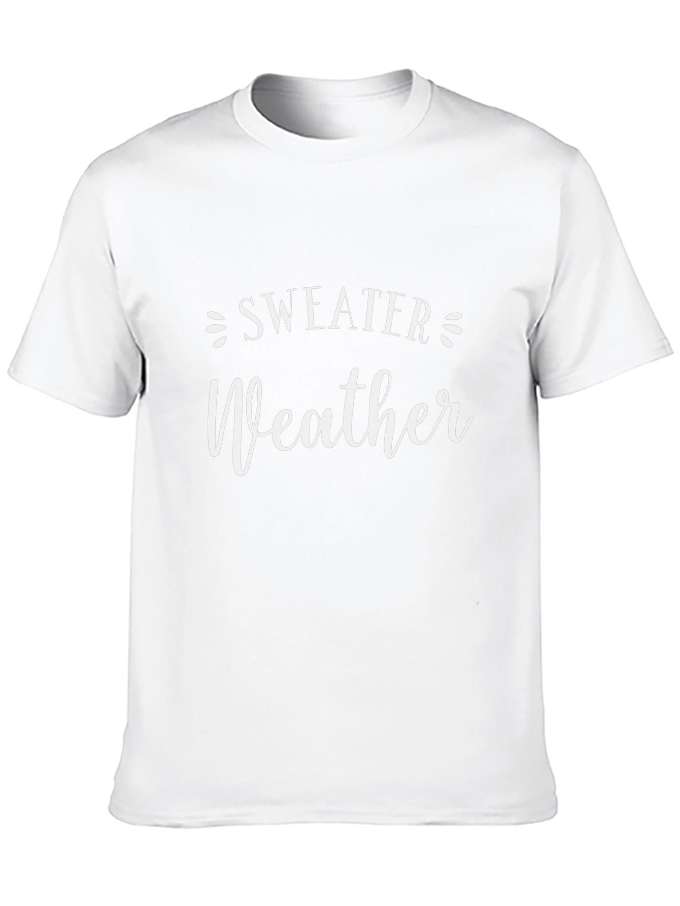 Sweater Weather Graphic T-Shirt - Cozy Comfort