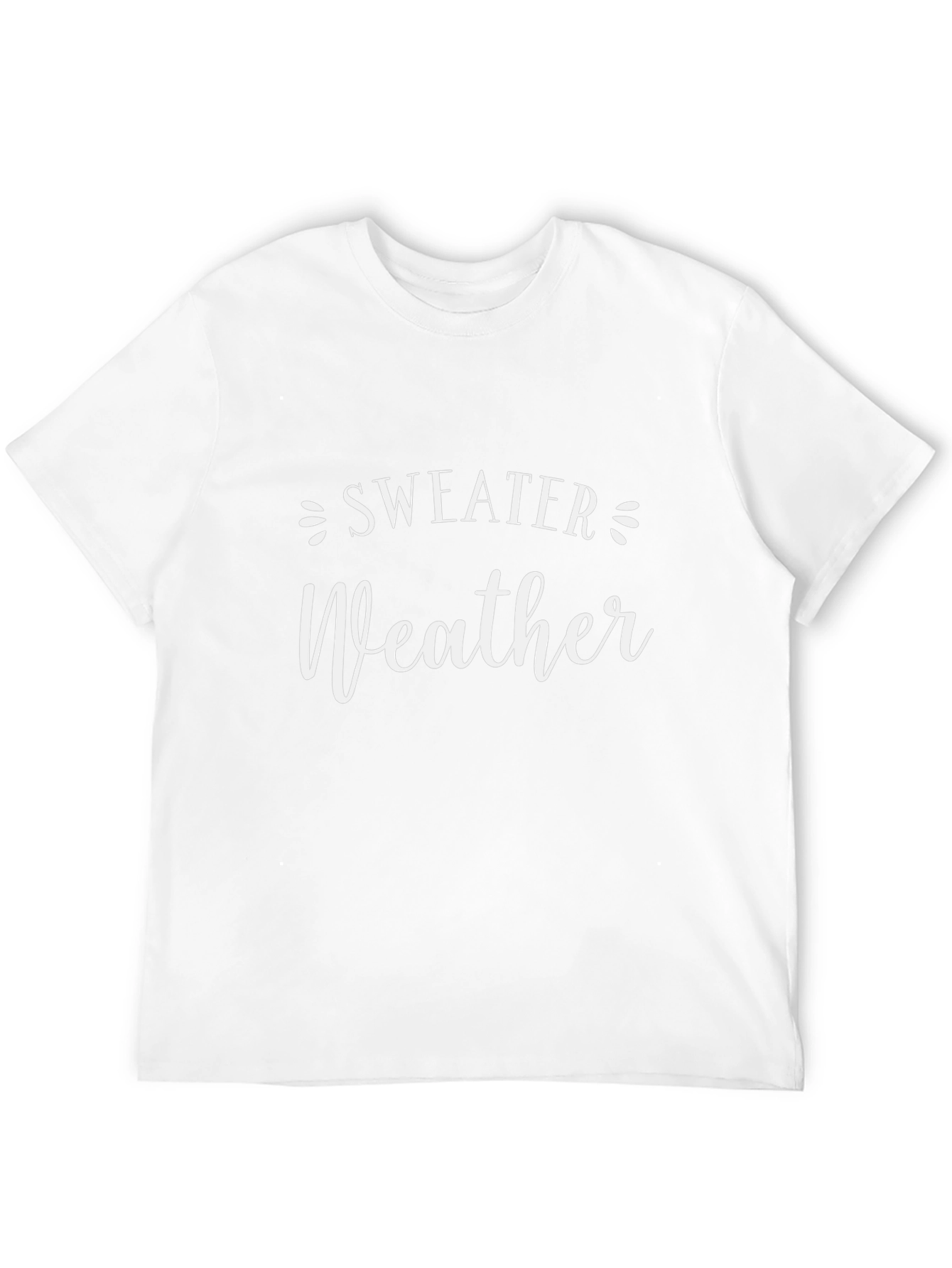 Sweater Weather Graphic T-Shirt - Cozy Comfort