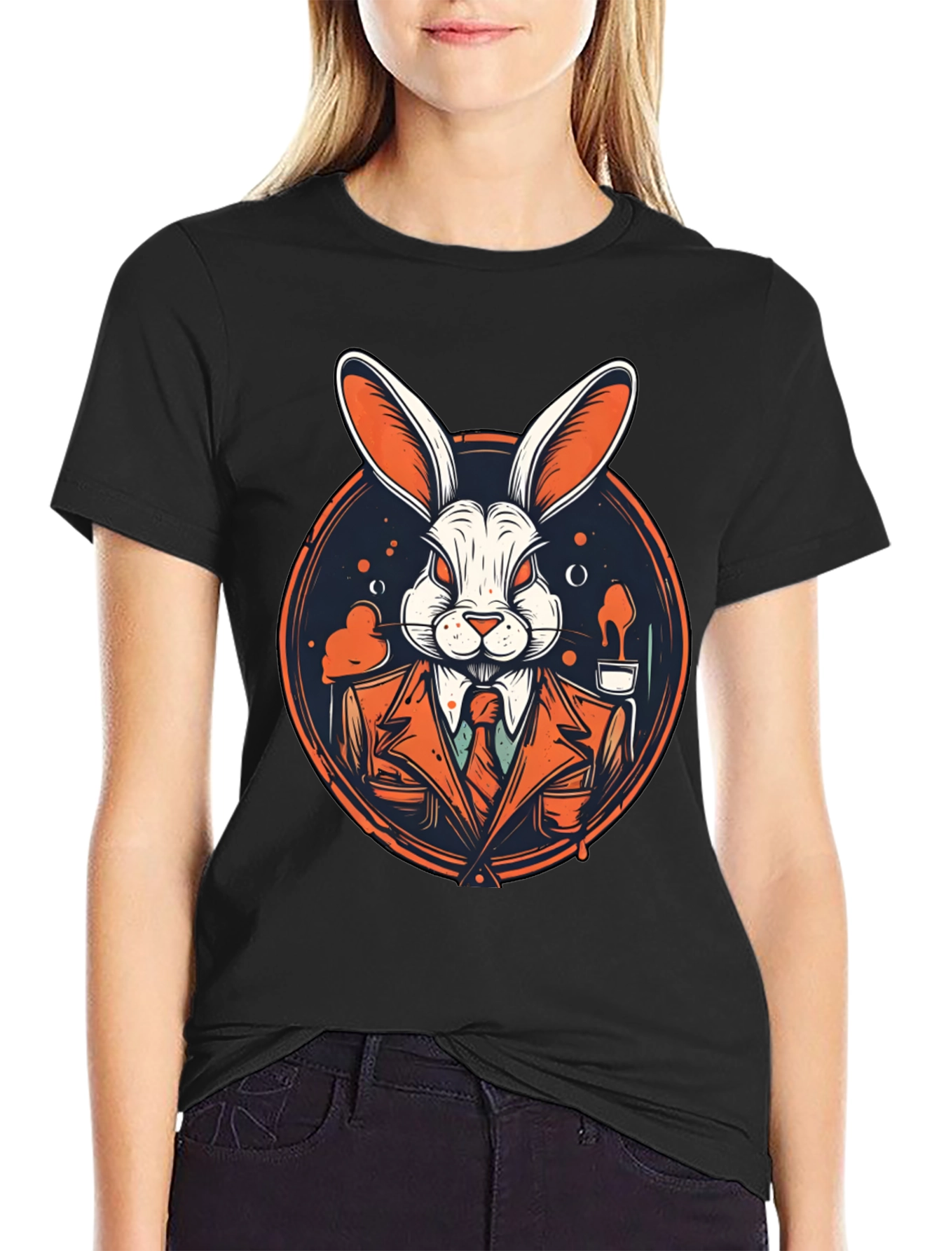 Rabbit Gangster Graphic Tee