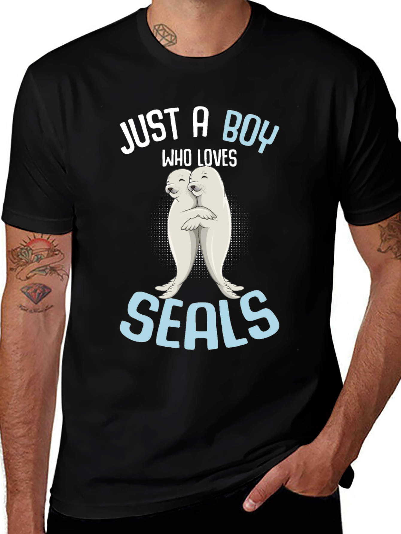 Just A Boy Who Loves Seals T-Shirt