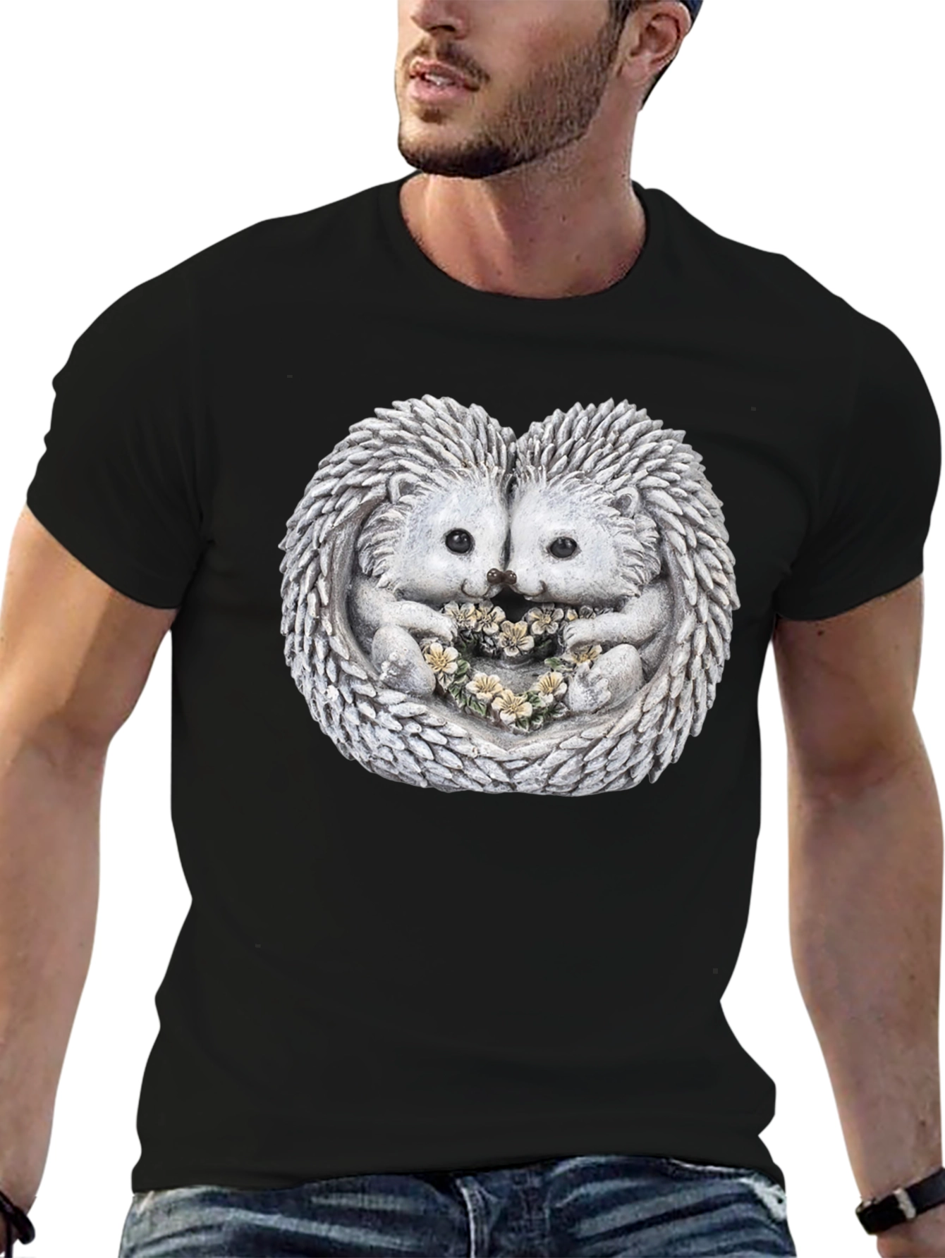 Hedgehog Love T-Shirt - Cute Couple Design