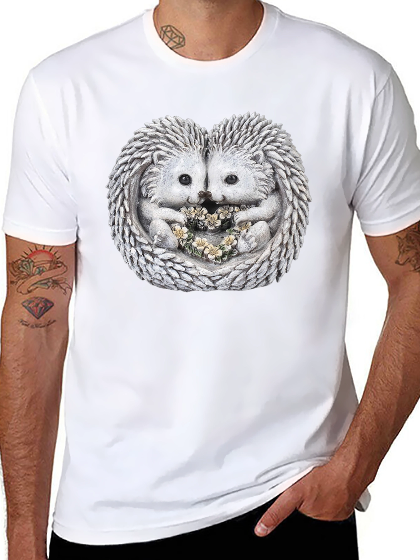 Hedgehog Love T-Shirt - Cute Couple Design