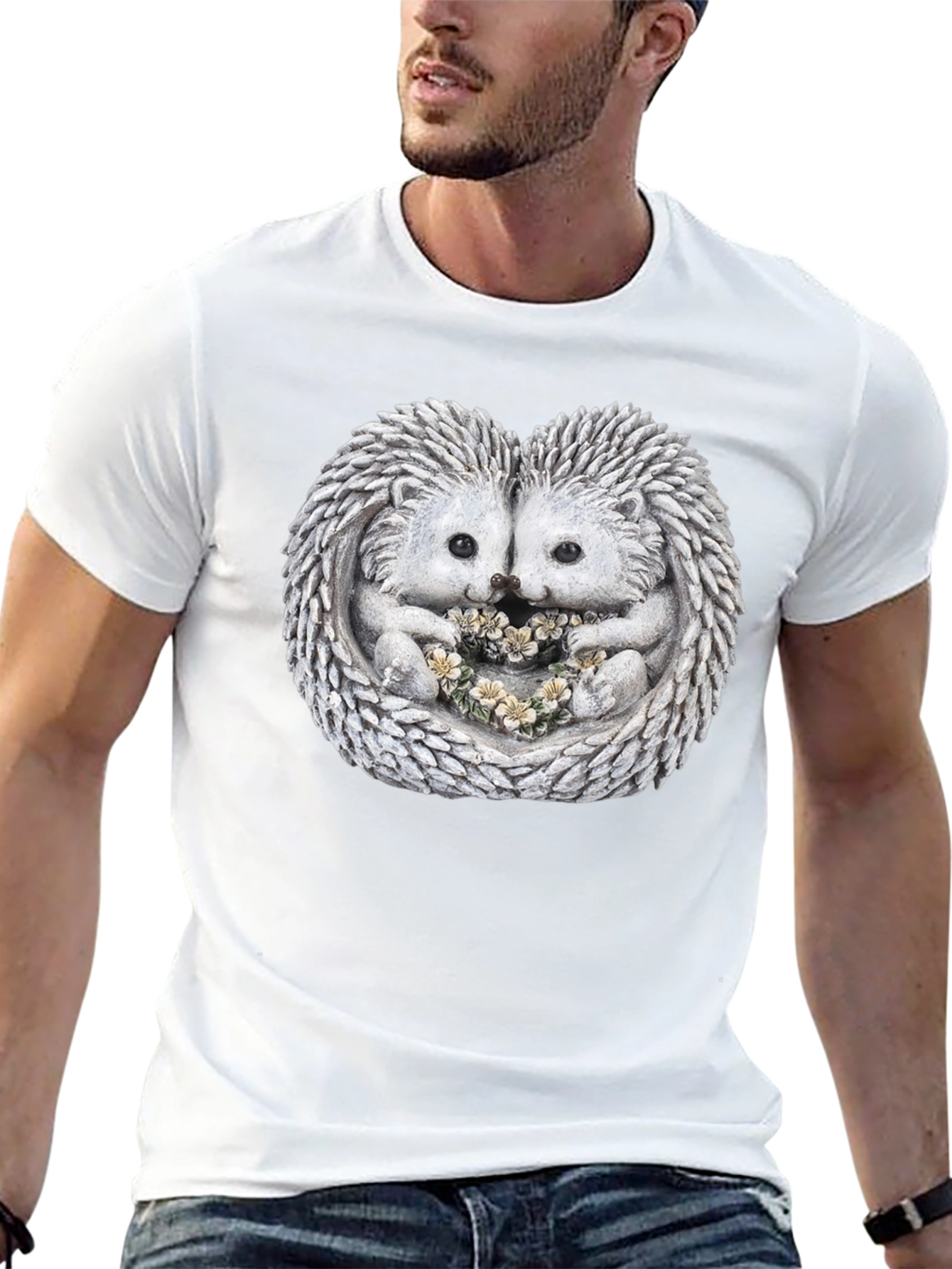 Hedgehog Love T-Shirt - Cute Couple Design