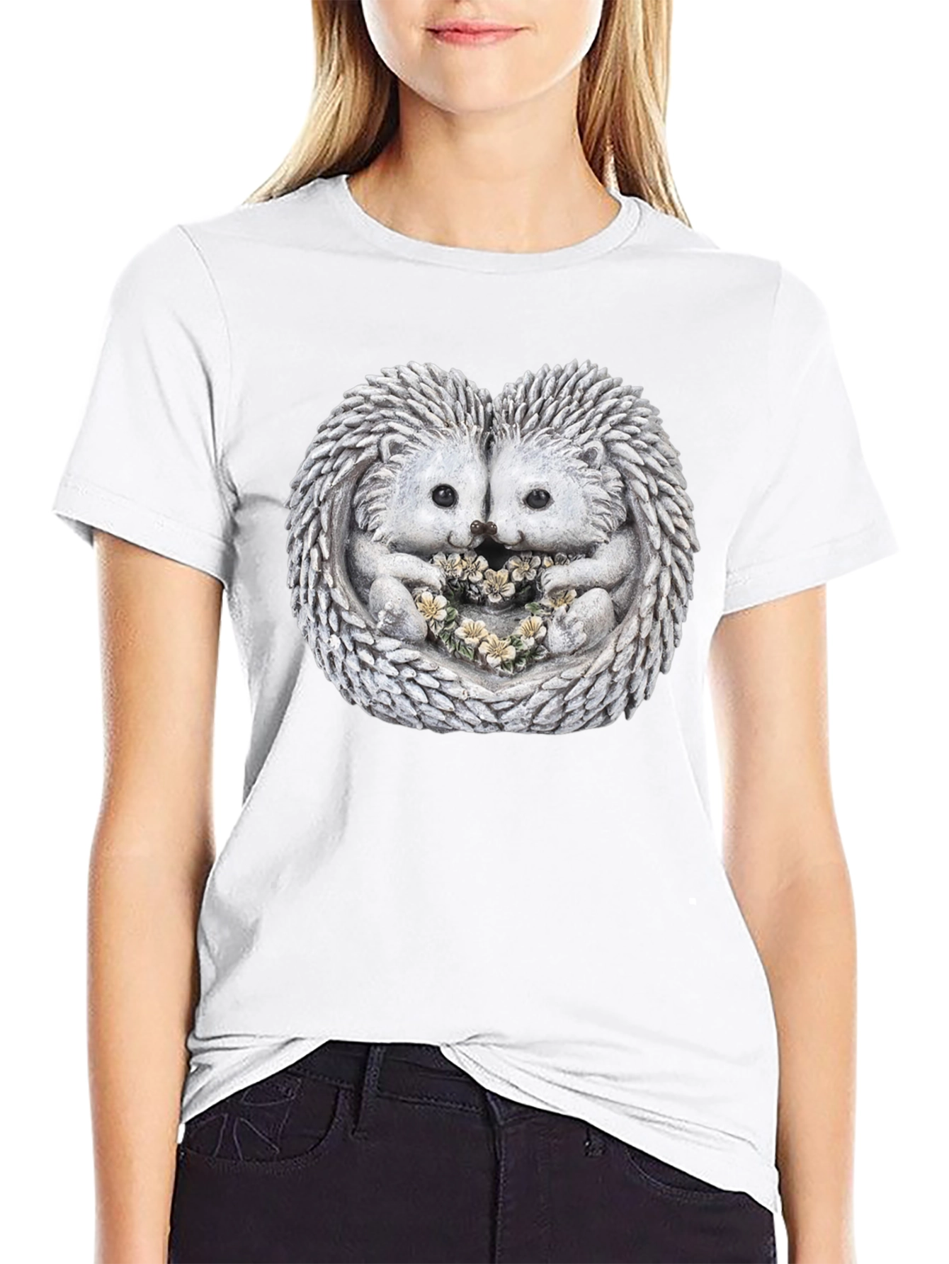 Hedgehog Love T-Shirt - Cute Couple Design