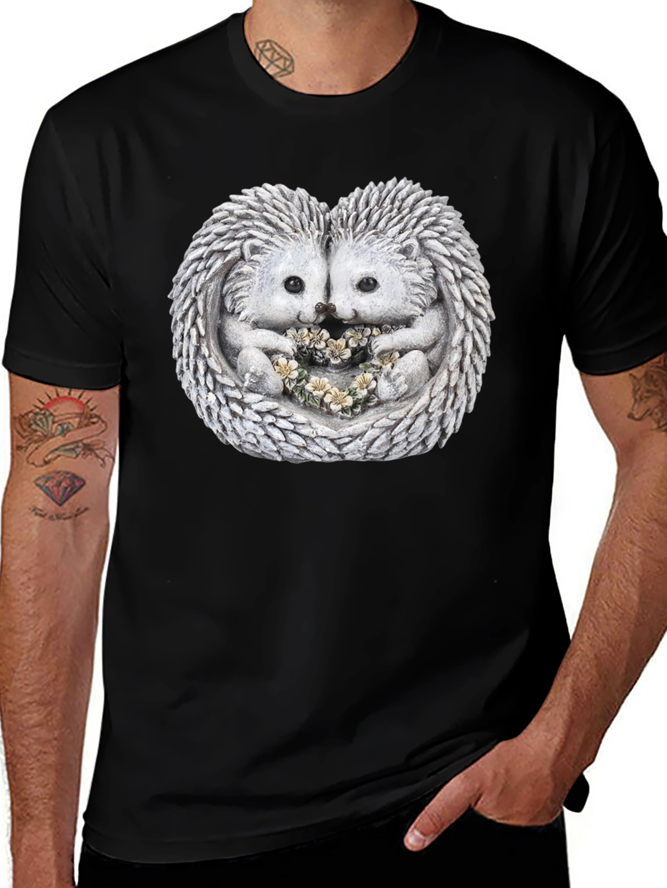 Hedgehog Love T-Shirt - Cute Couple Design