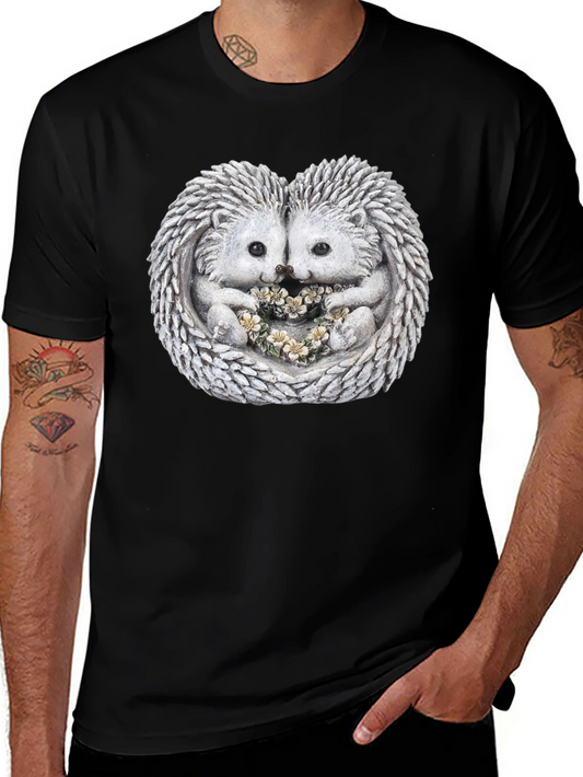 Hedgehog Love T-Shirt - Cute Couple Design
