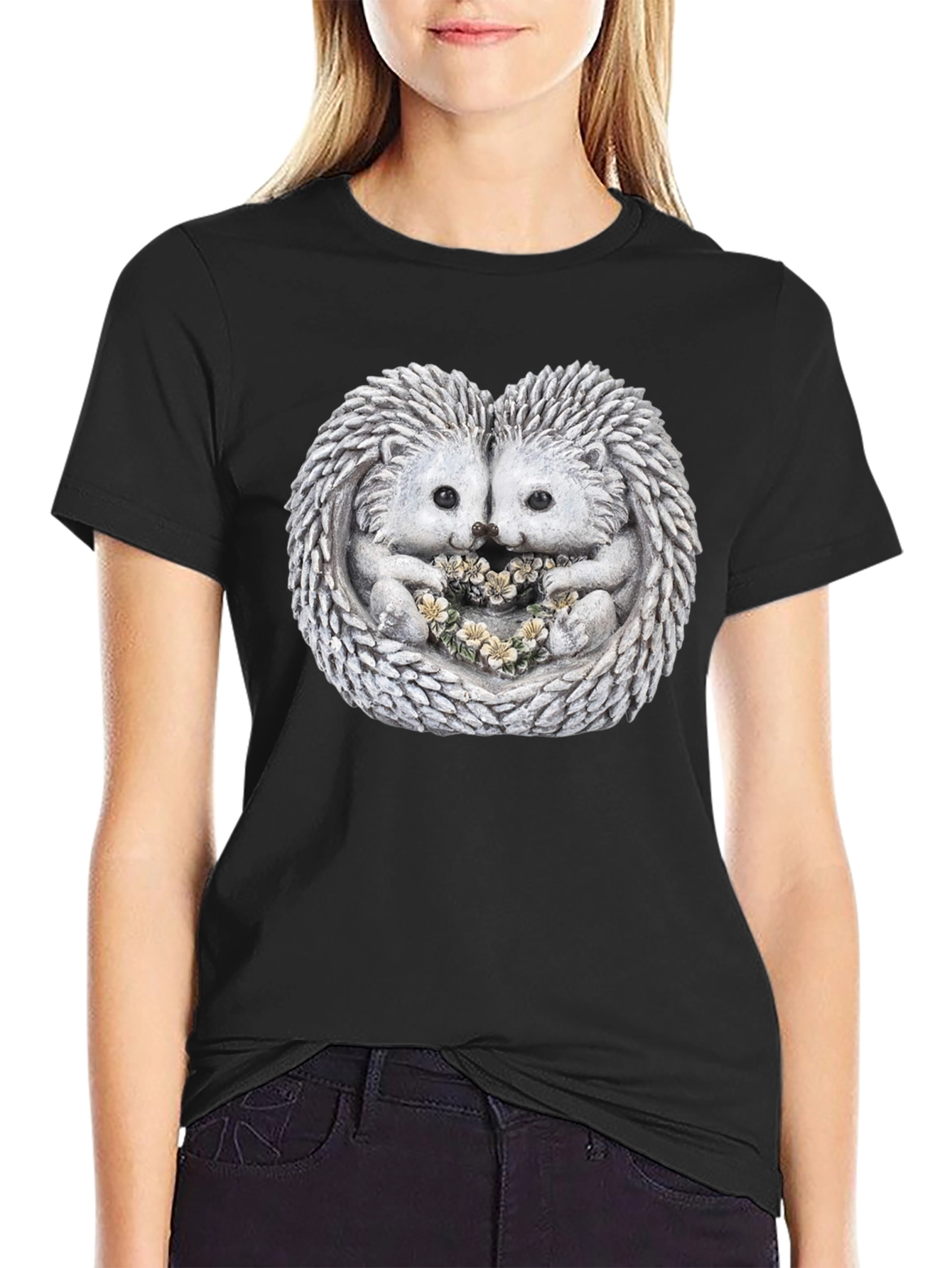 Hedgehog Love T-Shirt - Cute Couple Design
