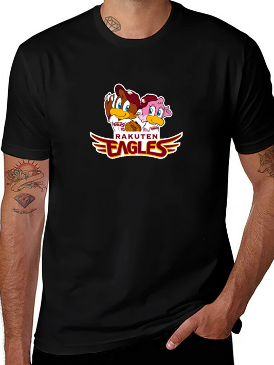 Rakuten Eagles Cartoon Graphic T-Shirt