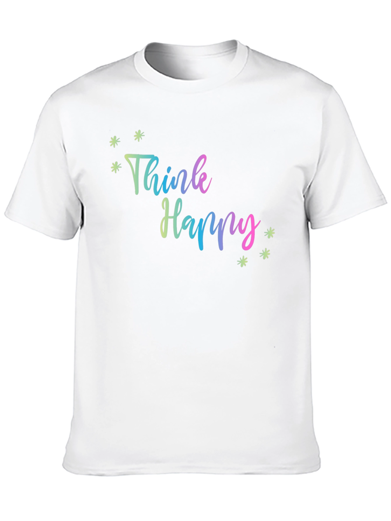 Think Happy Graphic Tee - Black