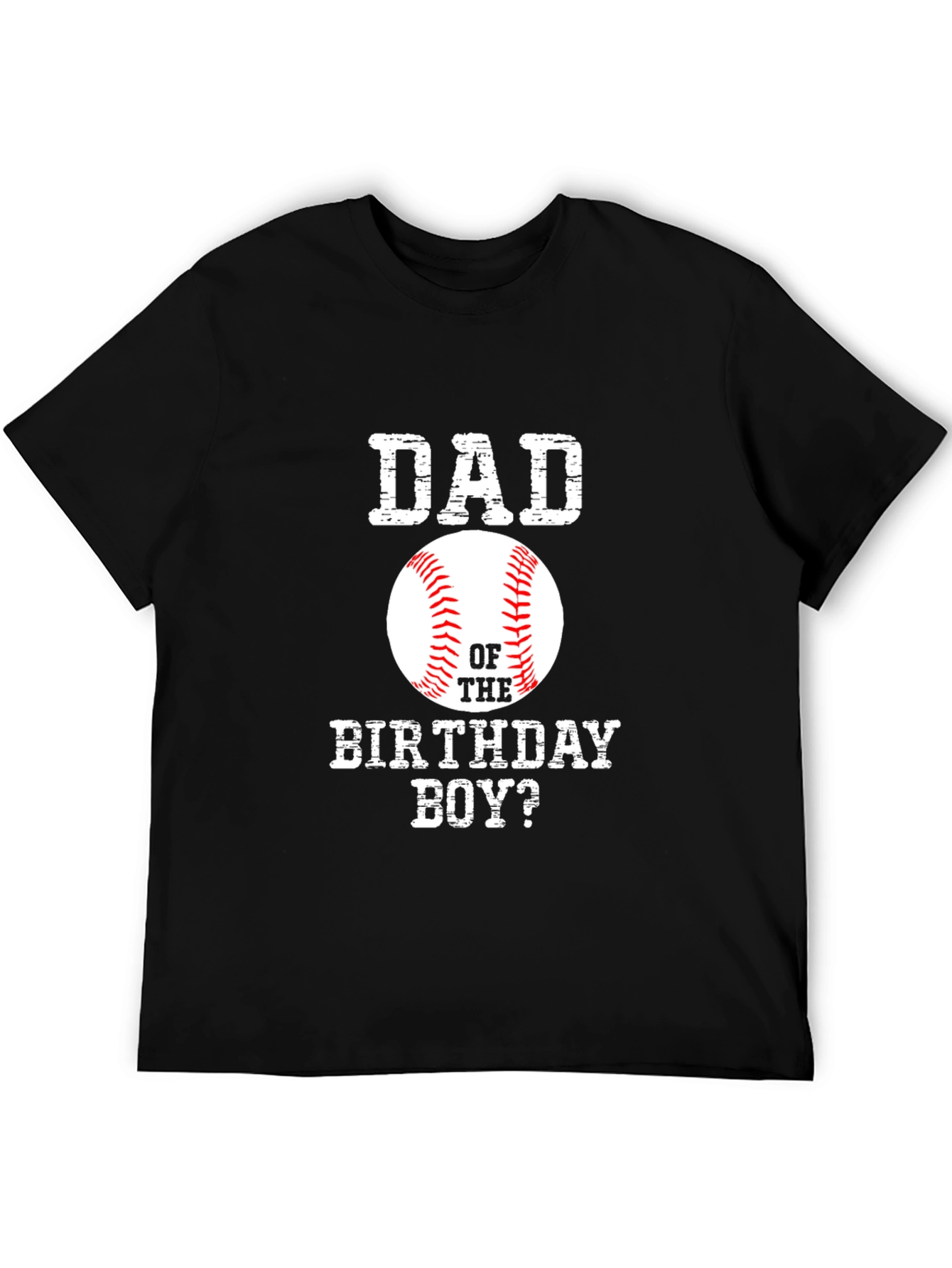 Dad of the Birthday Boy Baseball Graphic Tee