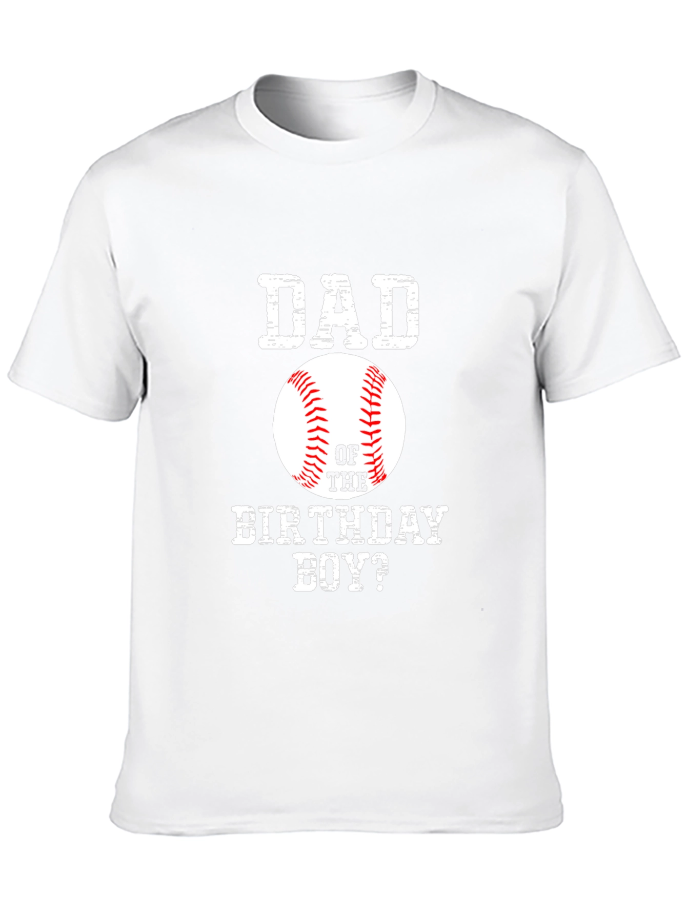 Dad of the Birthday Boy Baseball Graphic Tee