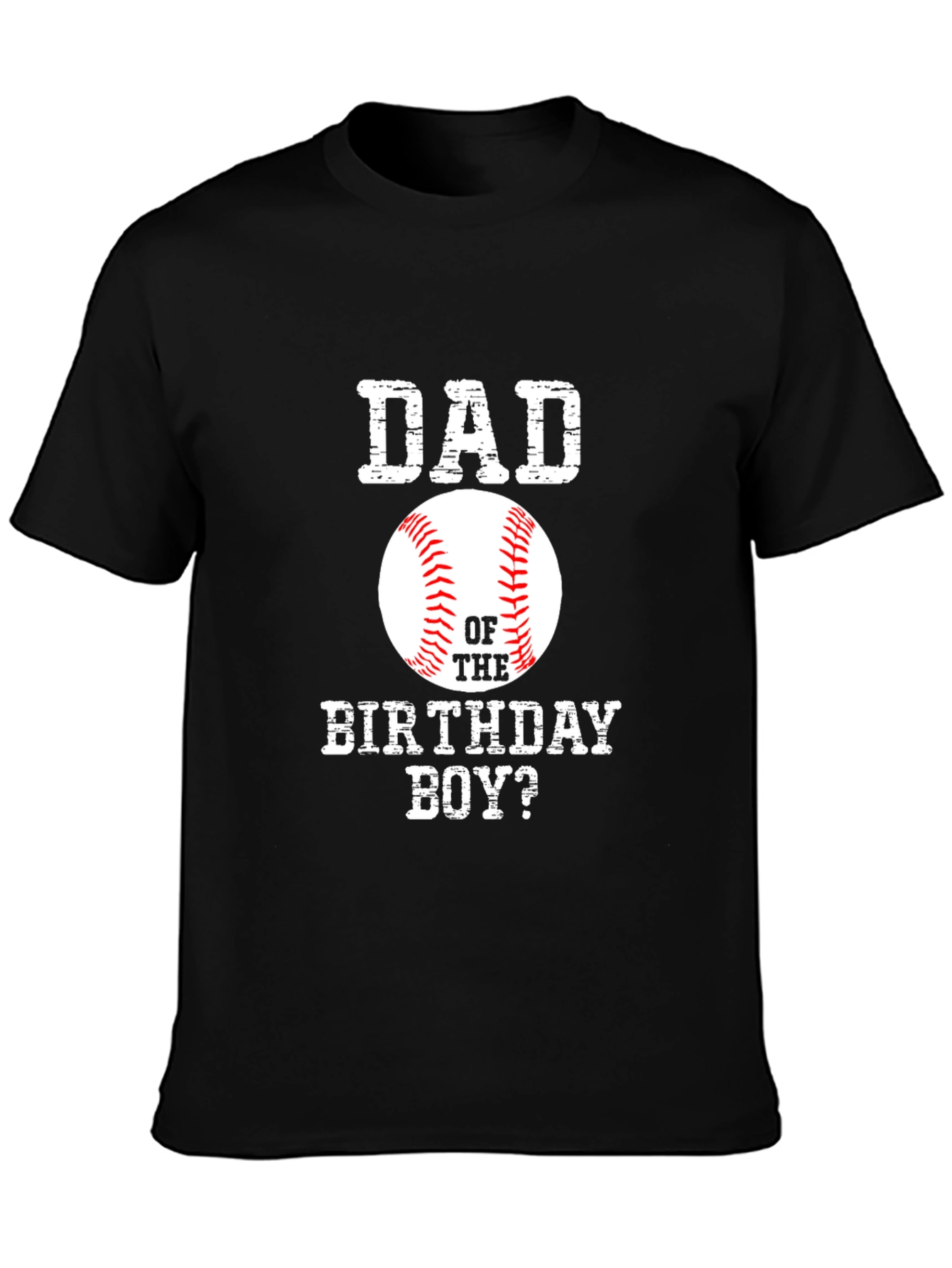 Dad of the Birthday Boy Baseball Graphic Tee