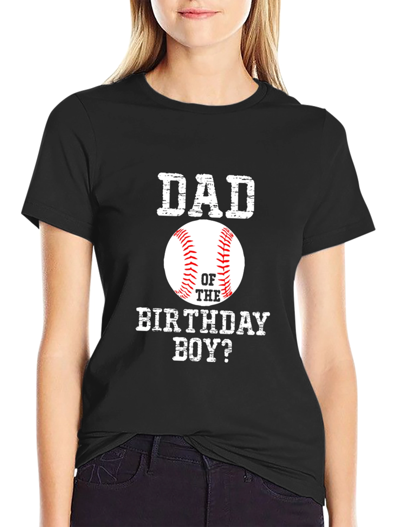 Dad of the Birthday Boy Baseball Graphic Tee