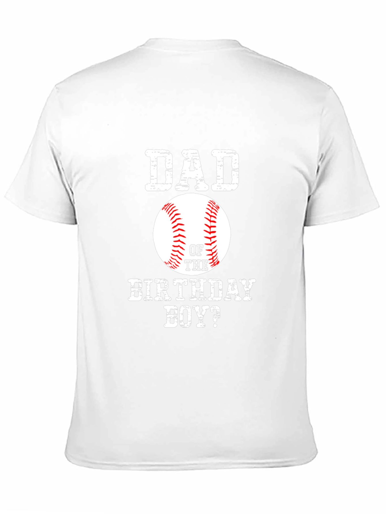 Dad of the Birthday Boy Baseball Graphic Tee