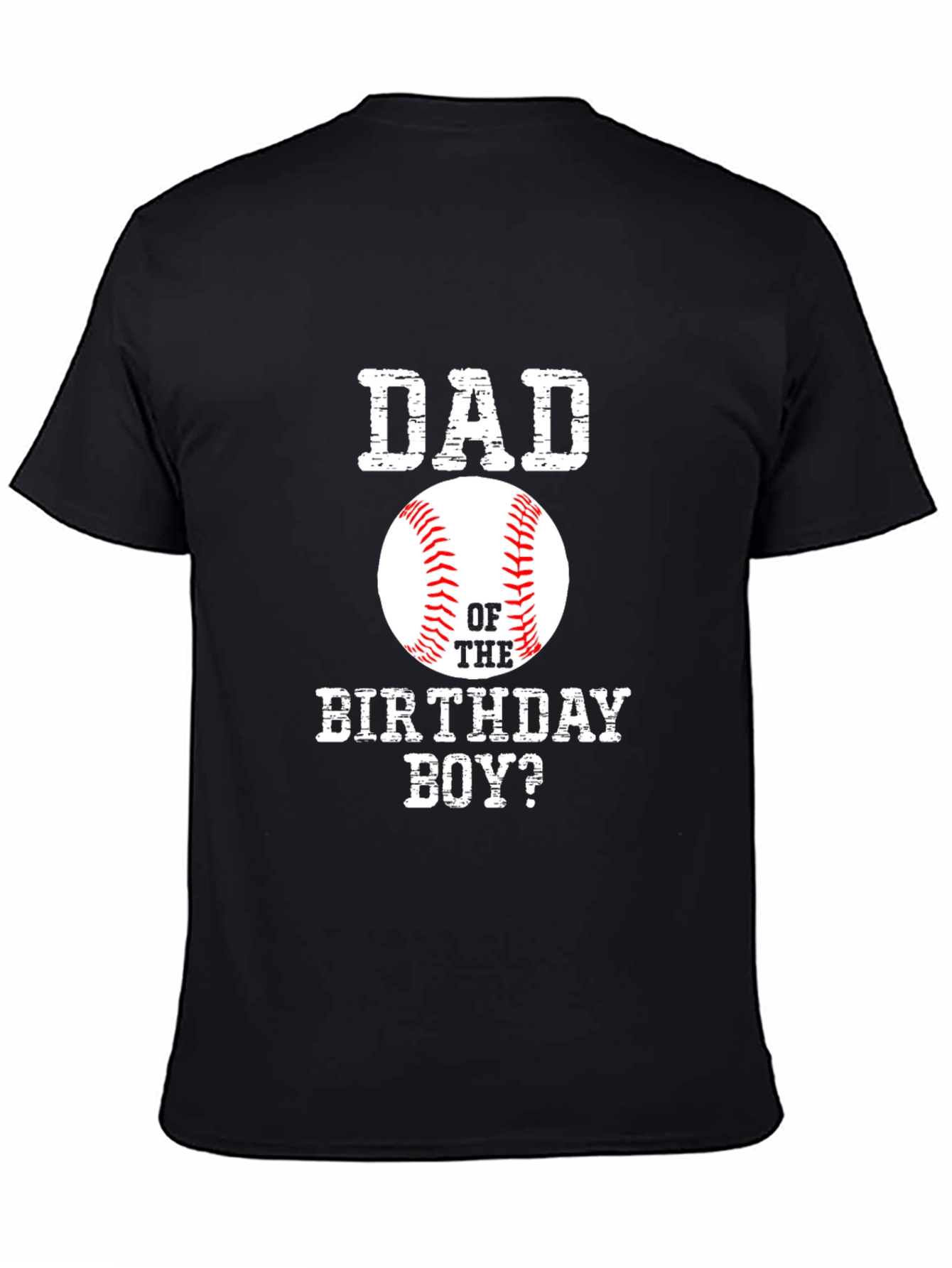 Dad of the Birthday Boy Baseball Graphic Tee