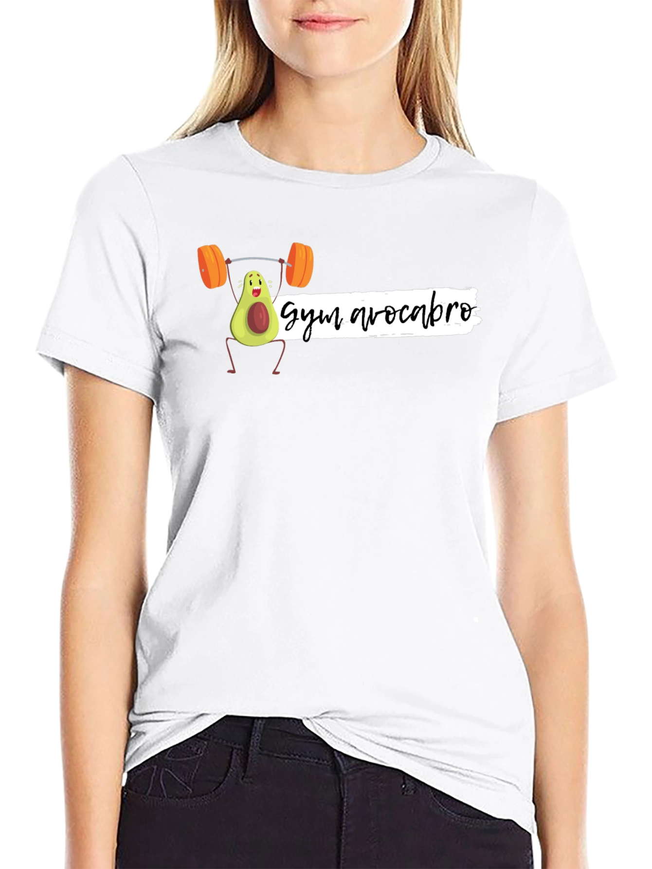 Gym Avocabro Black Graphic T-Shirt
