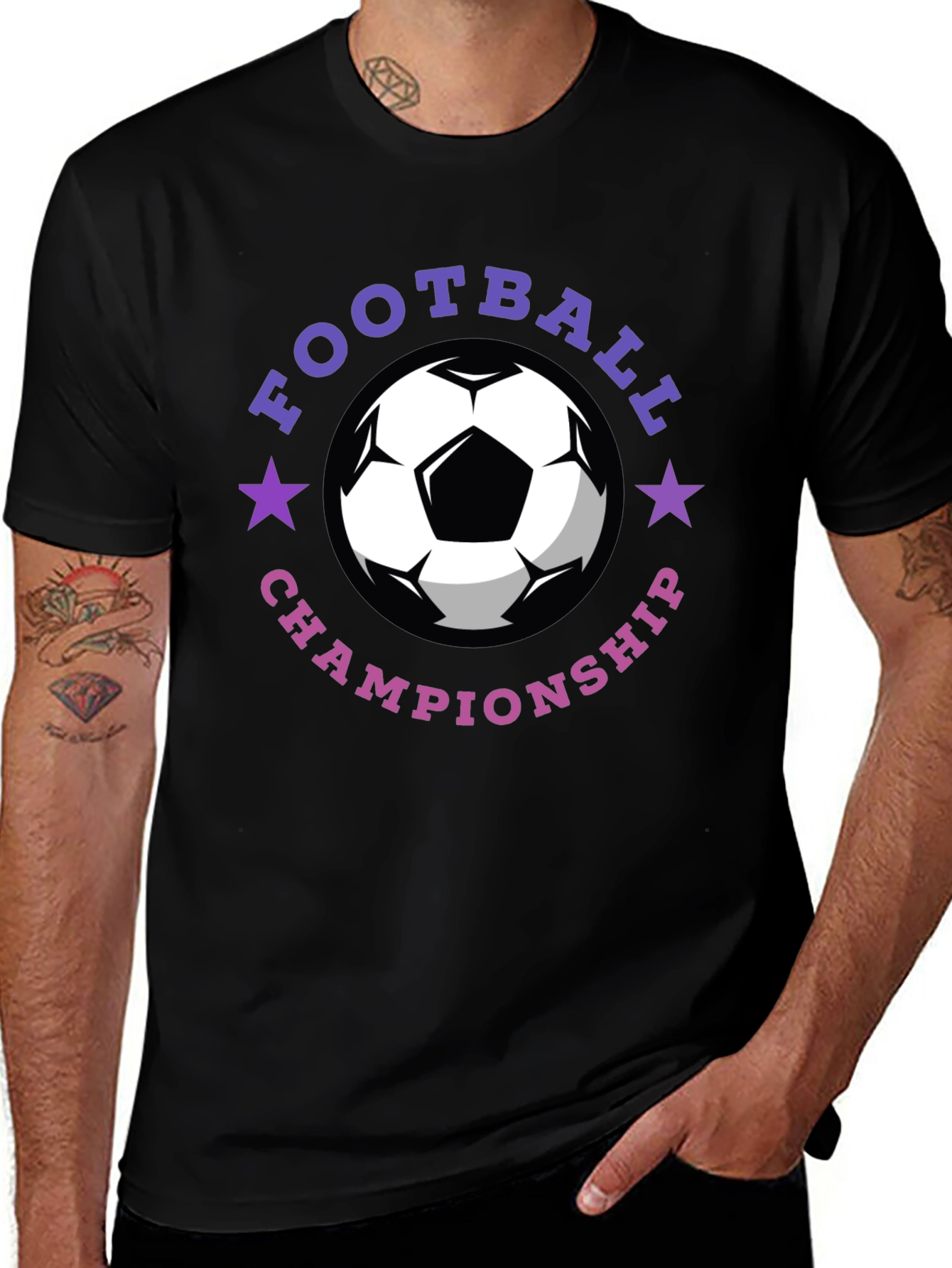 Football Championship Graphic T-Shirt