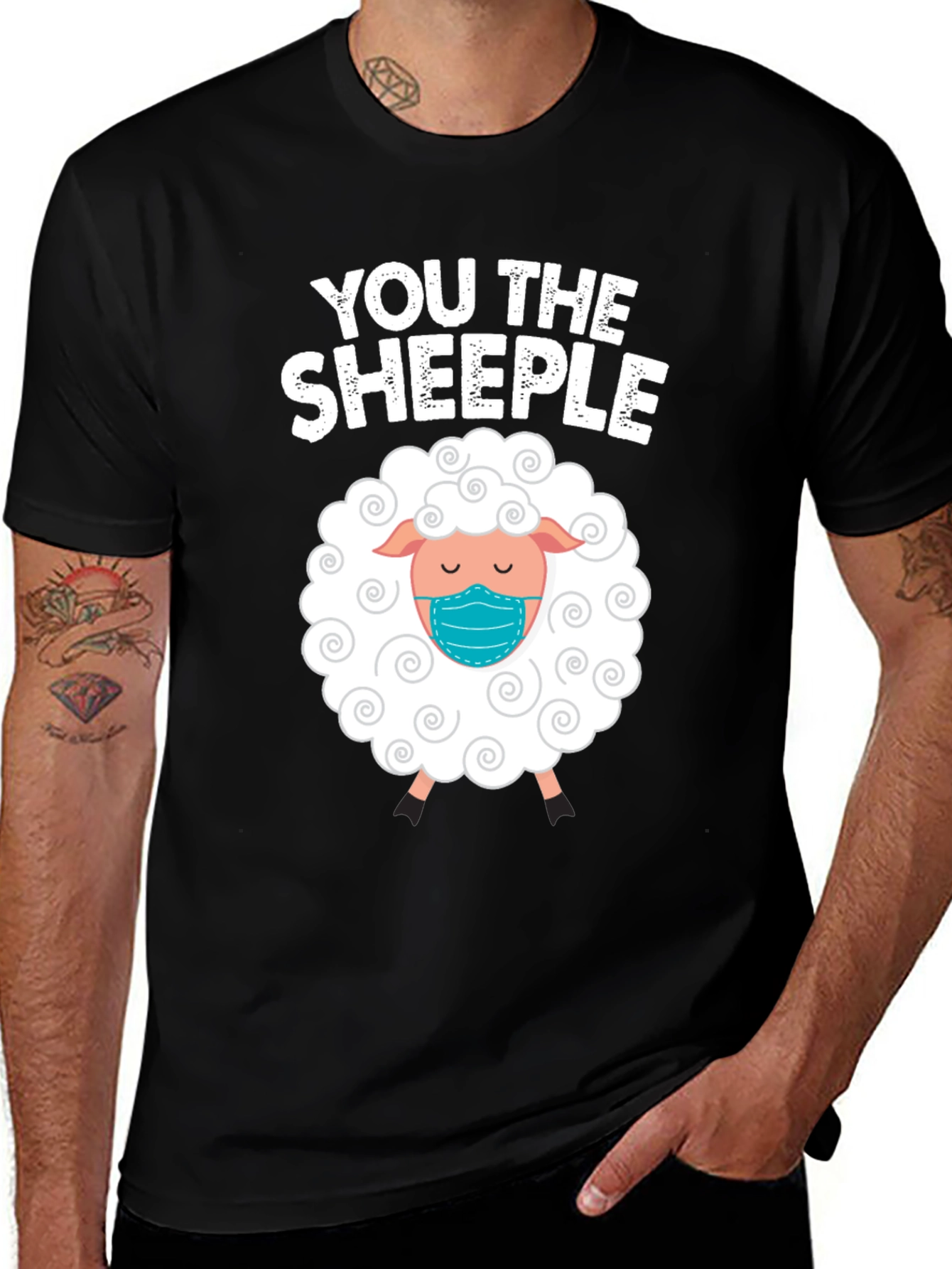 You The Sheeple Masked Sheep T-Shirt
