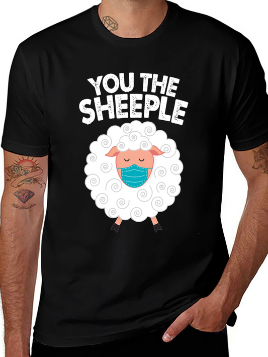 You The Sheeple Masked Sheep T-Shirt