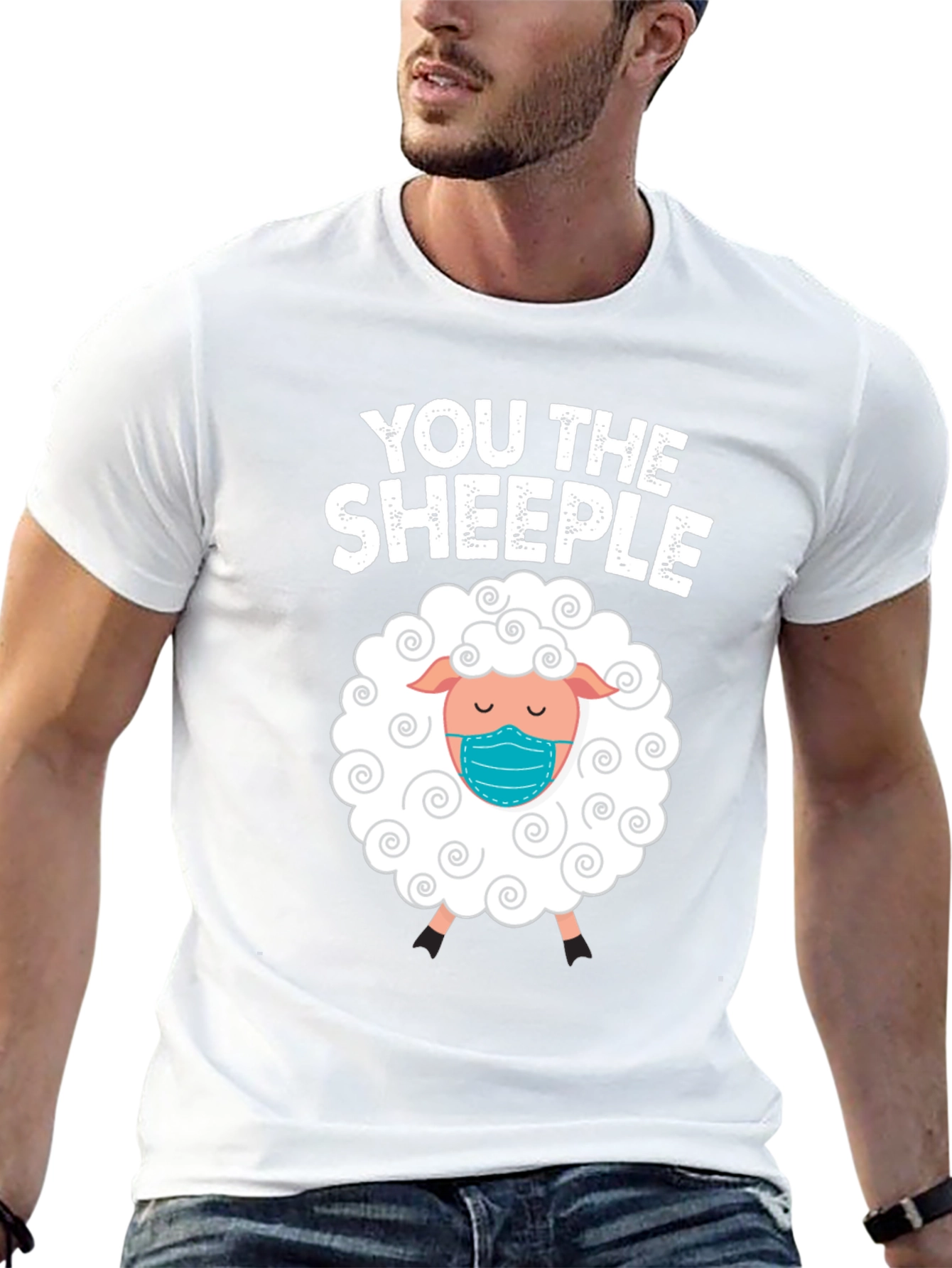 You The Sheeple Masked Sheep T-Shirt