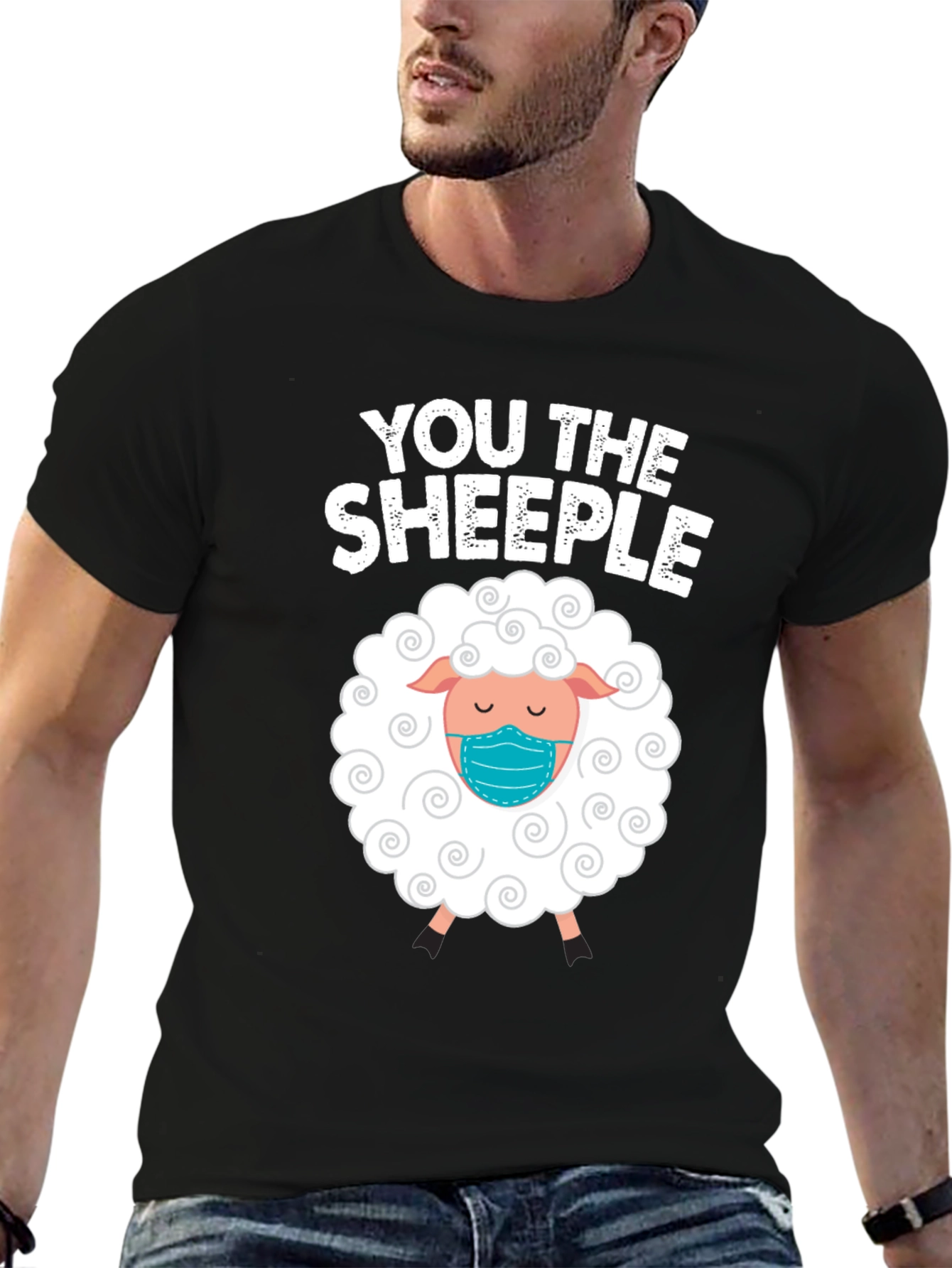 You The Sheeple Masked Sheep T-Shirt