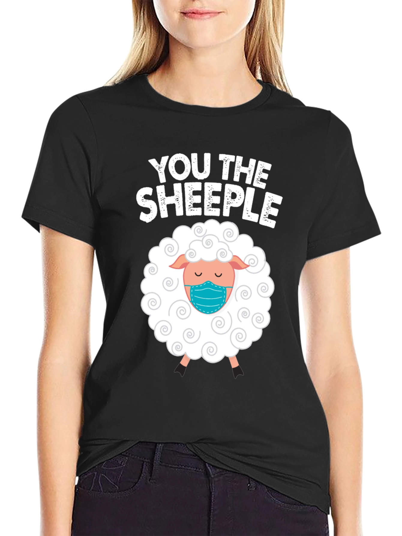 You The Sheeple Masked Sheep T-Shirt