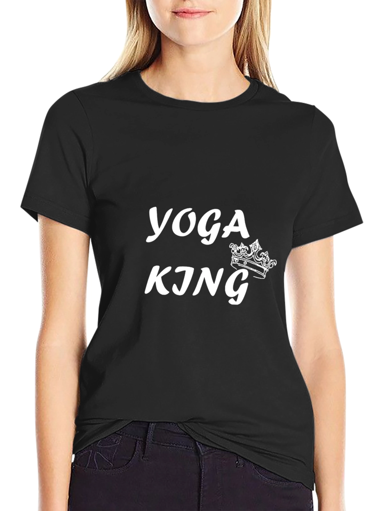 Yoga King Black T-Shirt