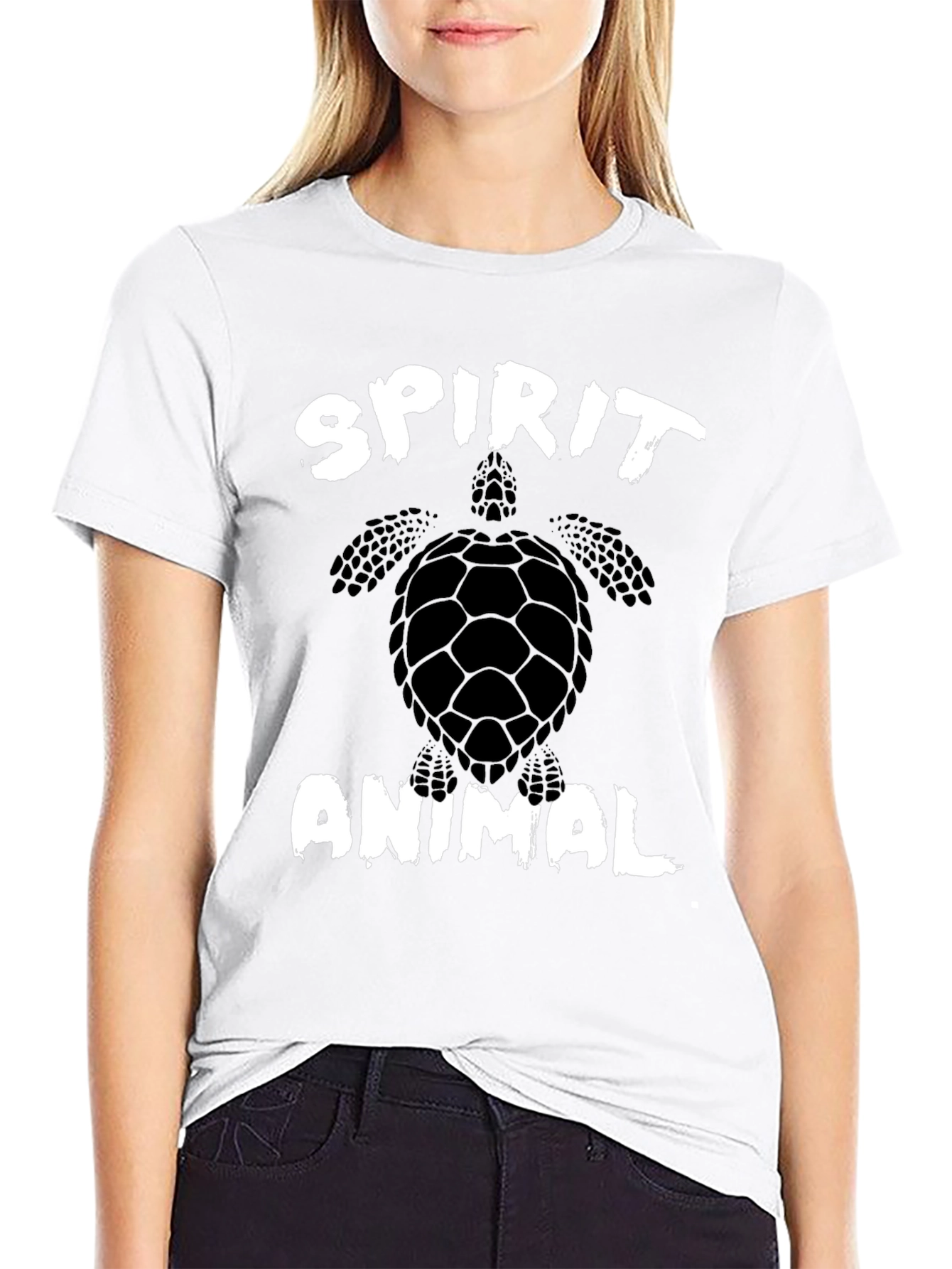 Spirit Animal Turtle Graphic Tee - Casual Style