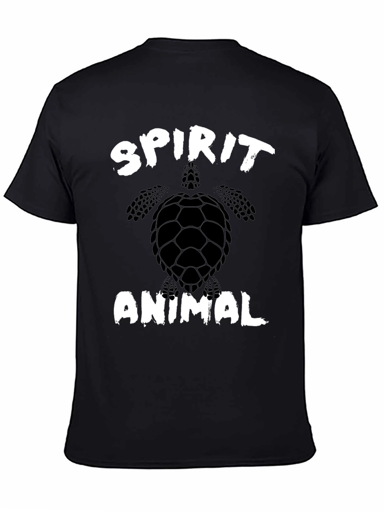 Spirit Animal Turtle Graphic Tee - Casual Style