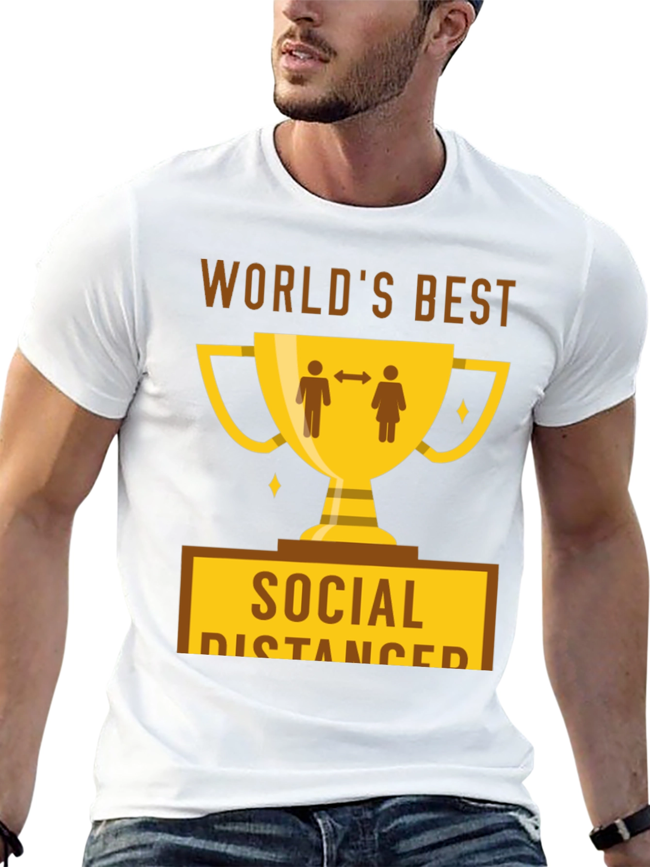 Worlds Best Social Distancer T-Shirt