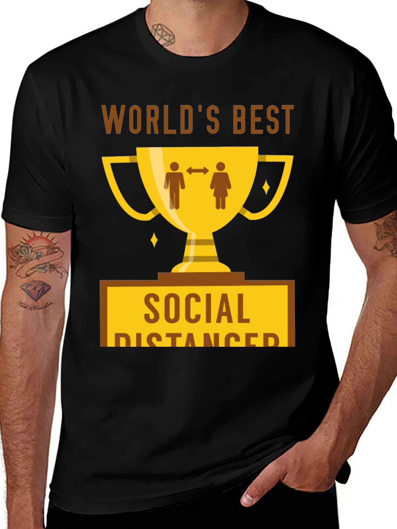 Worlds Best Social Distancer T-Shirt
