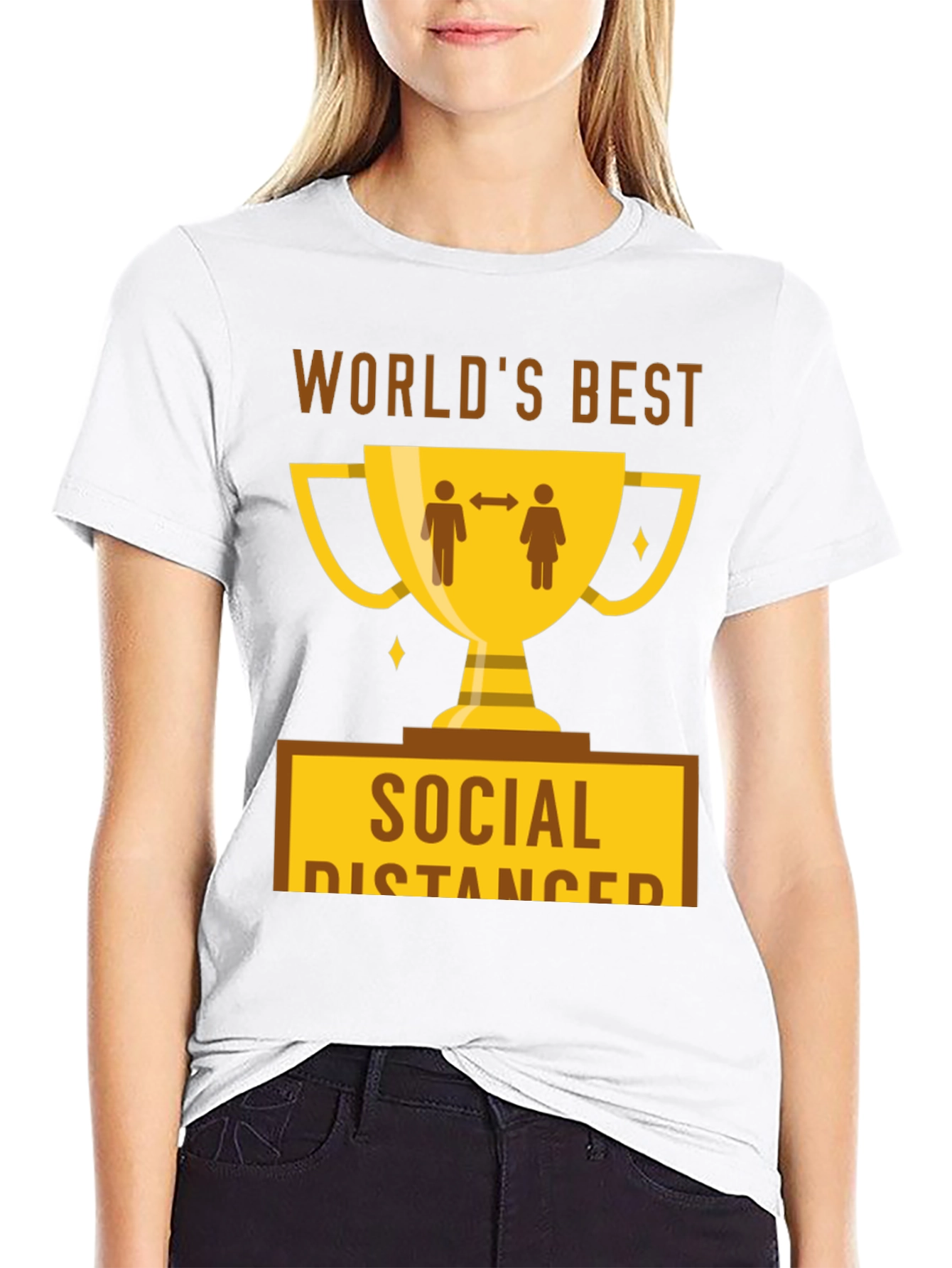 Worlds Best Social Distancer T-Shirt