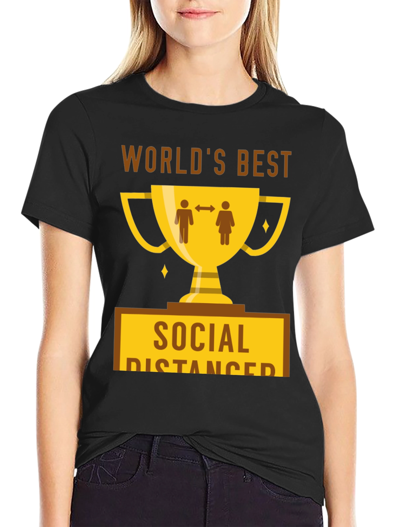 Worlds Best Social Distancer T-Shirt