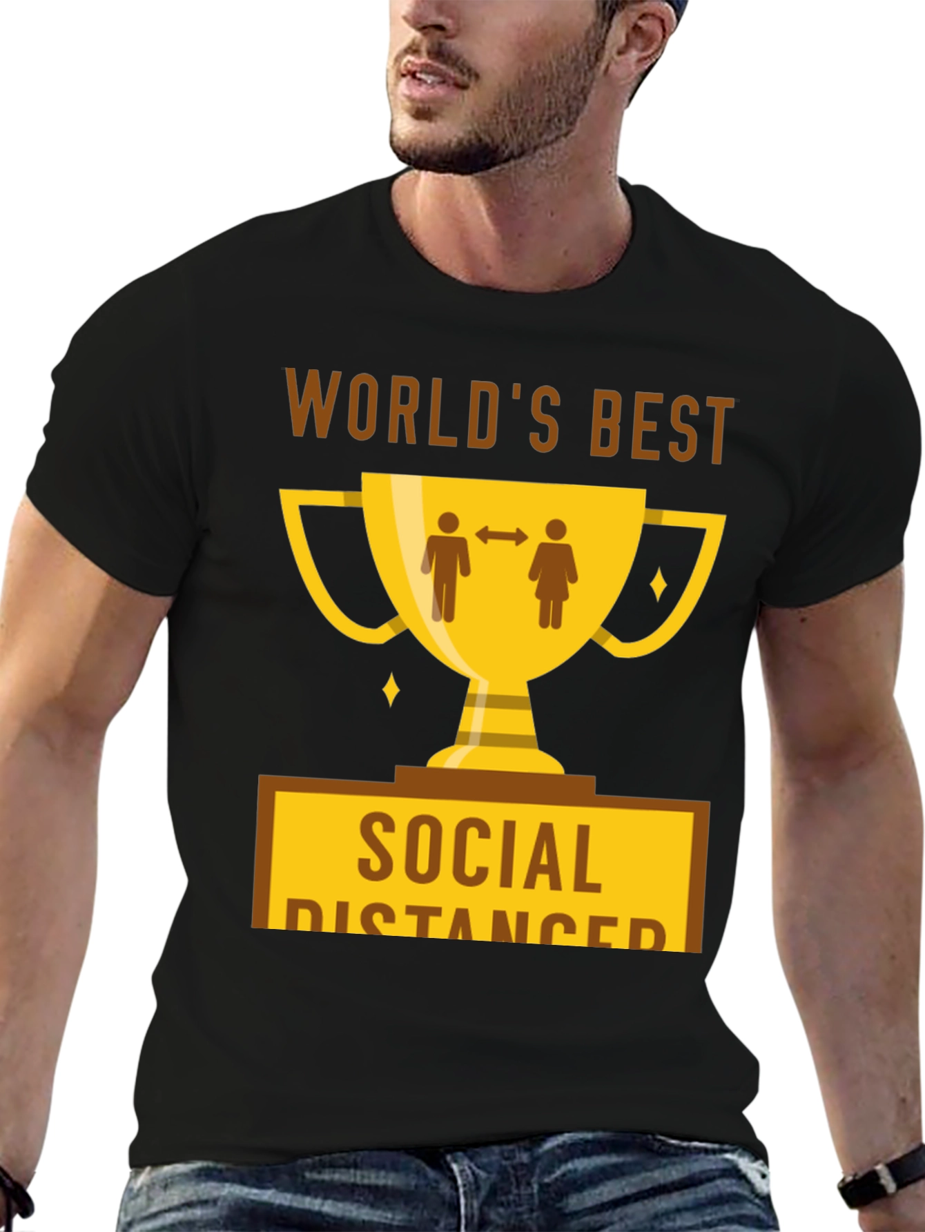 Worlds Best Social Distancer T-Shirt