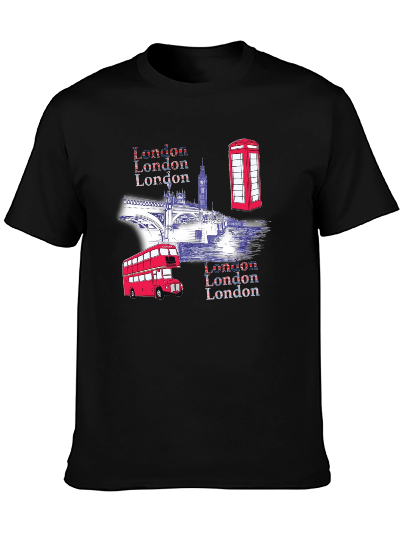London Landmarks Graphic T-Shirt