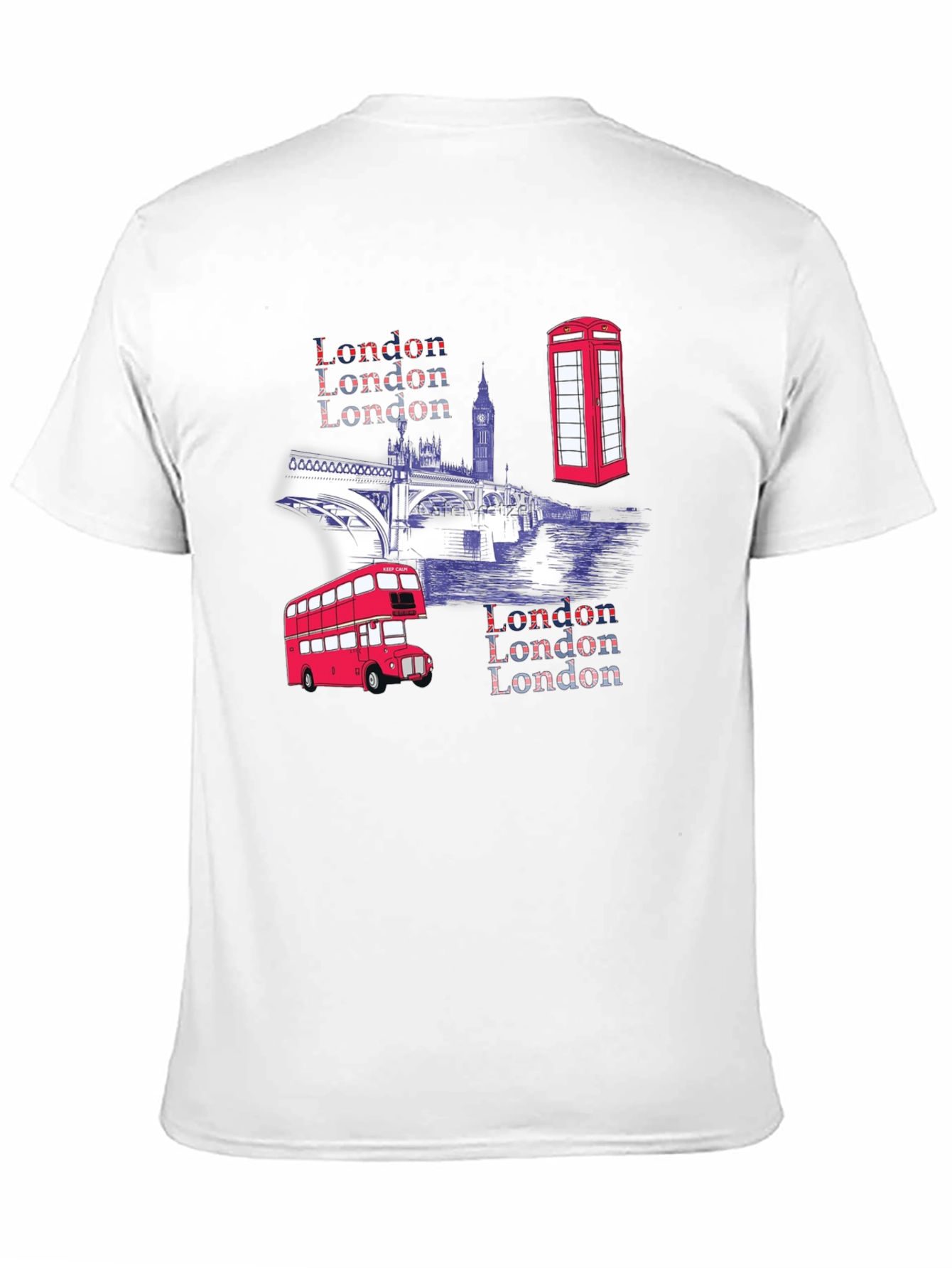London Landmarks Graphic T-Shirt