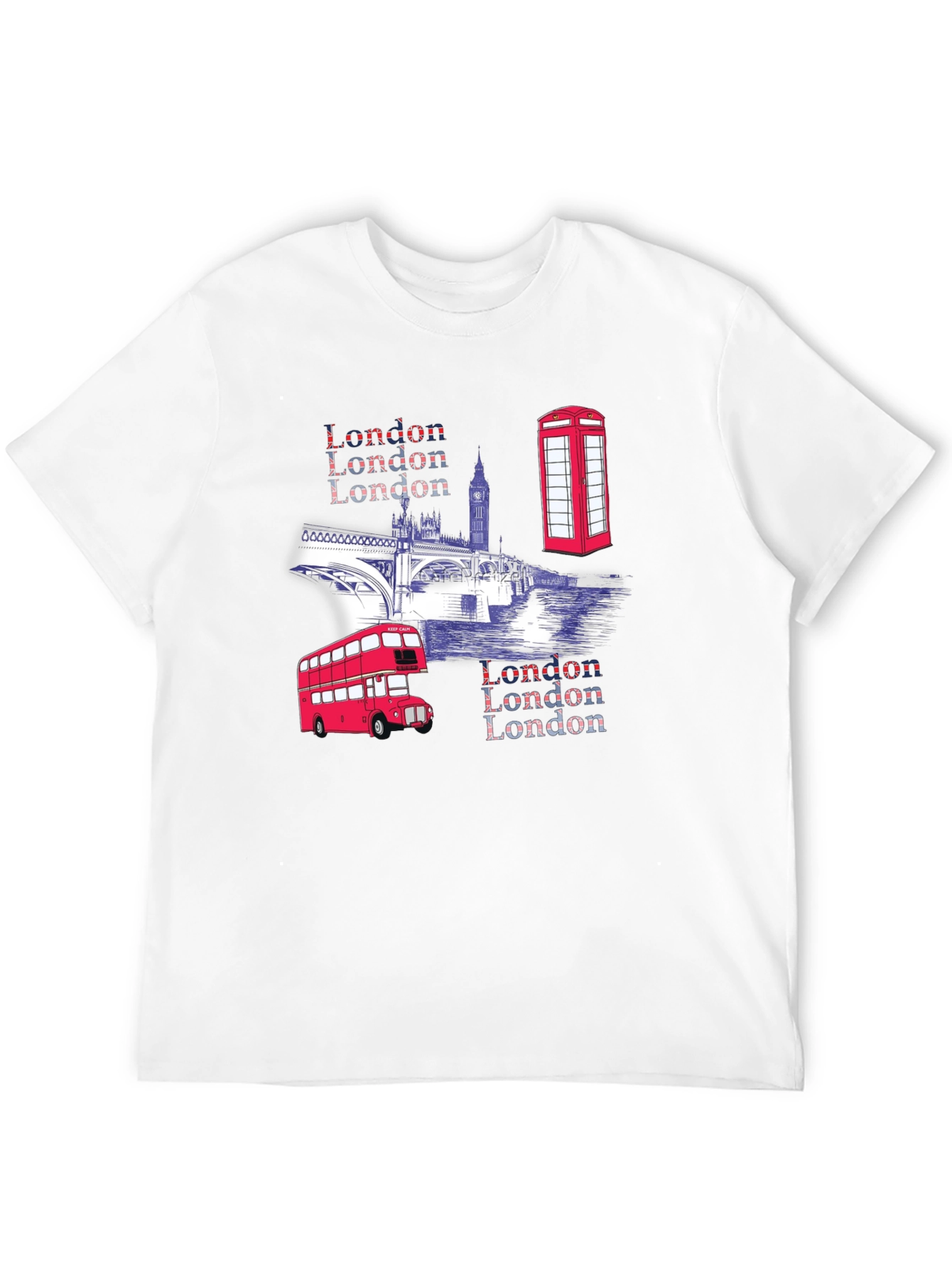 London Landmarks Graphic T-Shirt