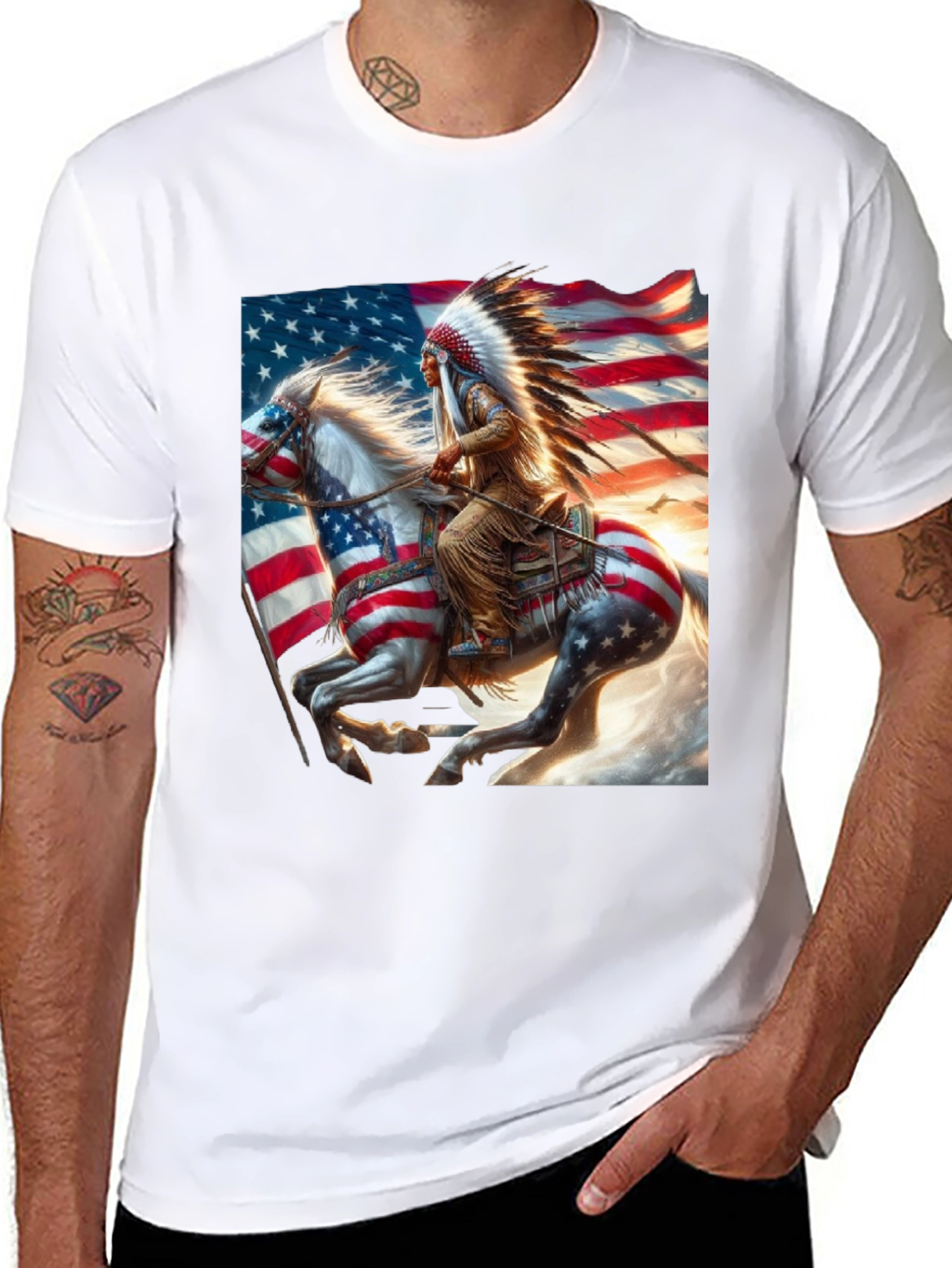 Native American Flag T-Shirt