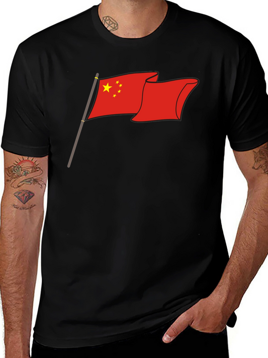 China Flag Graphic T-Shirt - Patriotic Tee