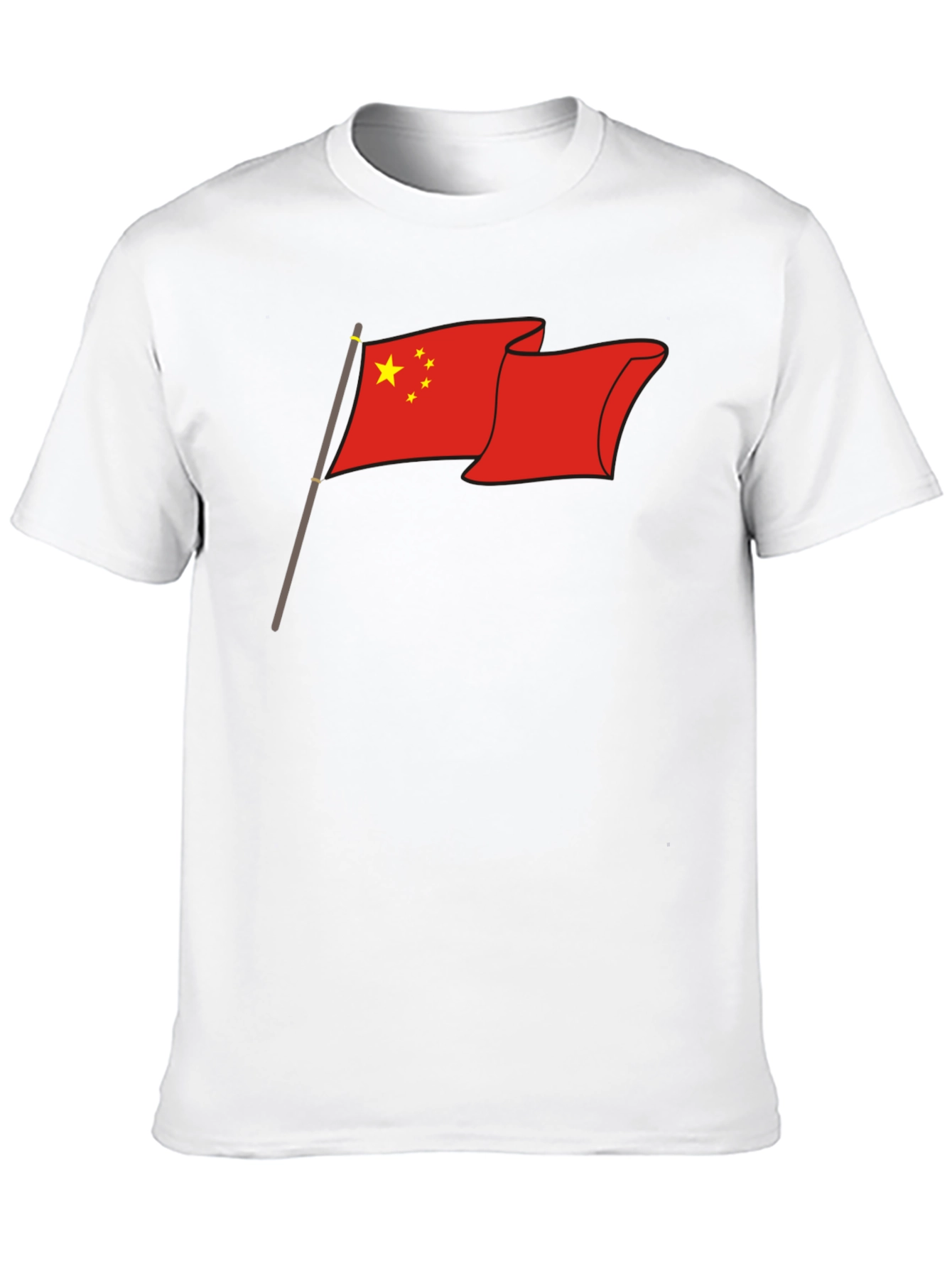 China Flag Graphic T-Shirt - Patriotic Tee
