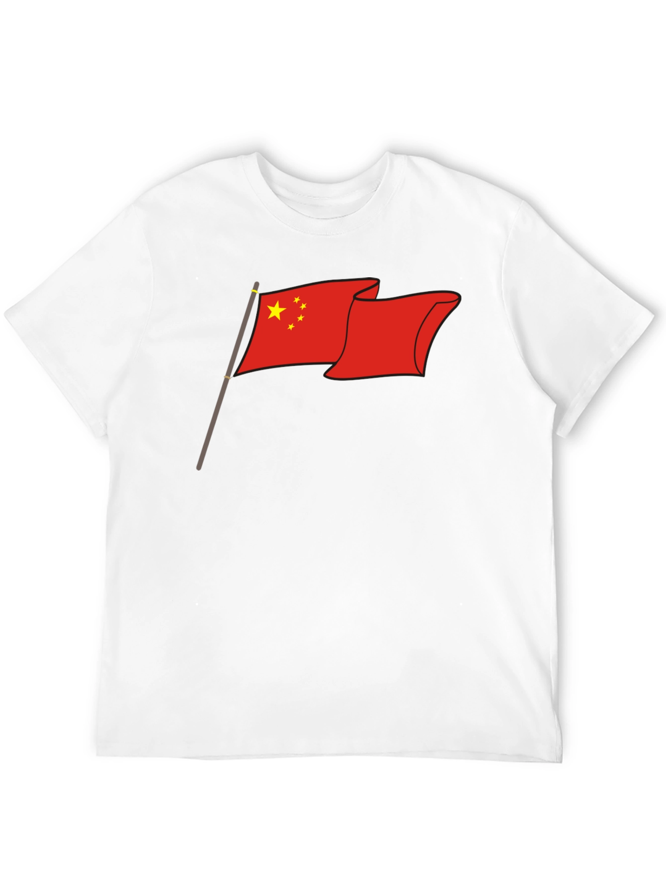 China Flag Graphic T-Shirt - Patriotic Tee