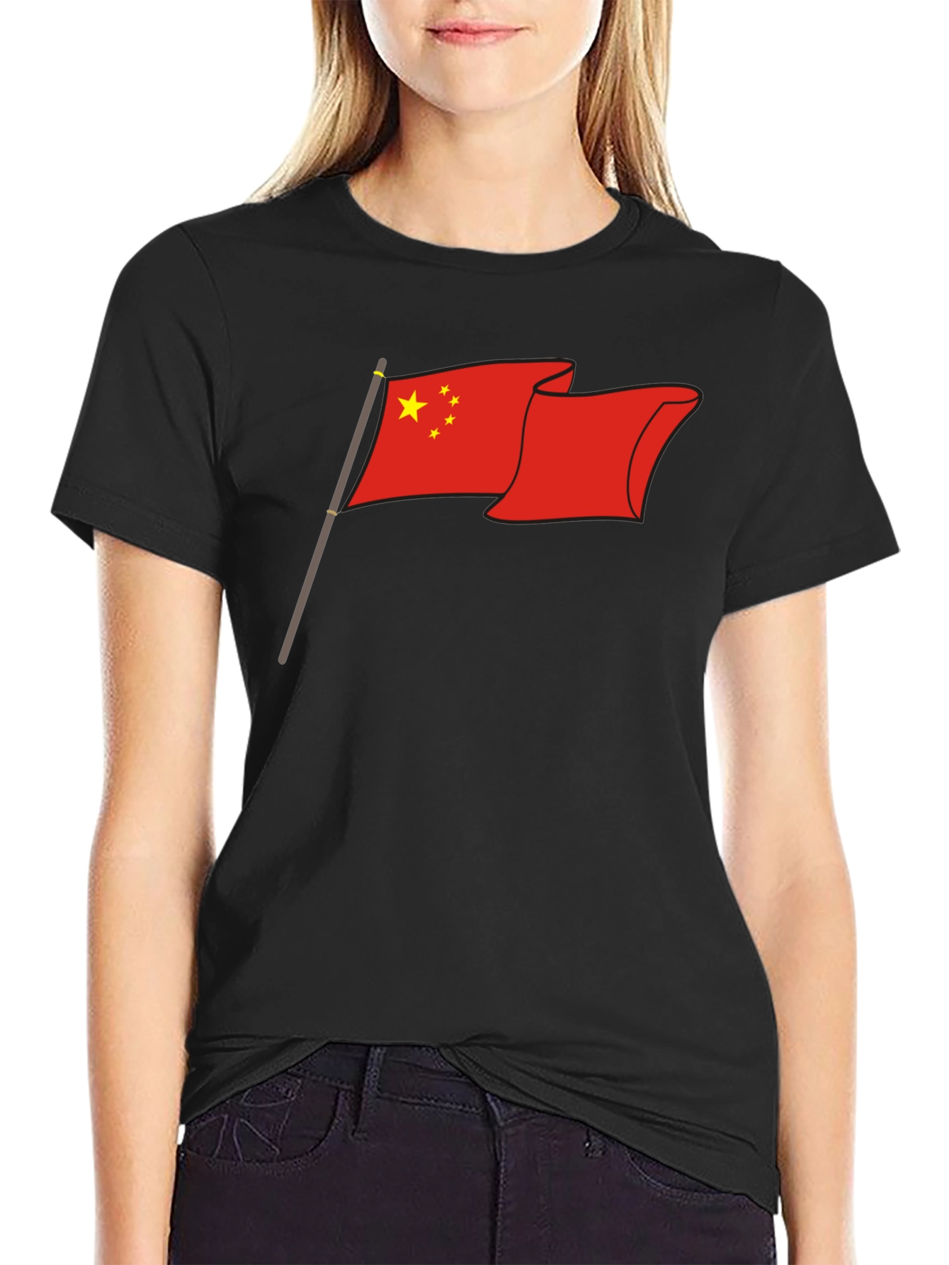 China Flag Graphic T-Shirt - Patriotic Tee