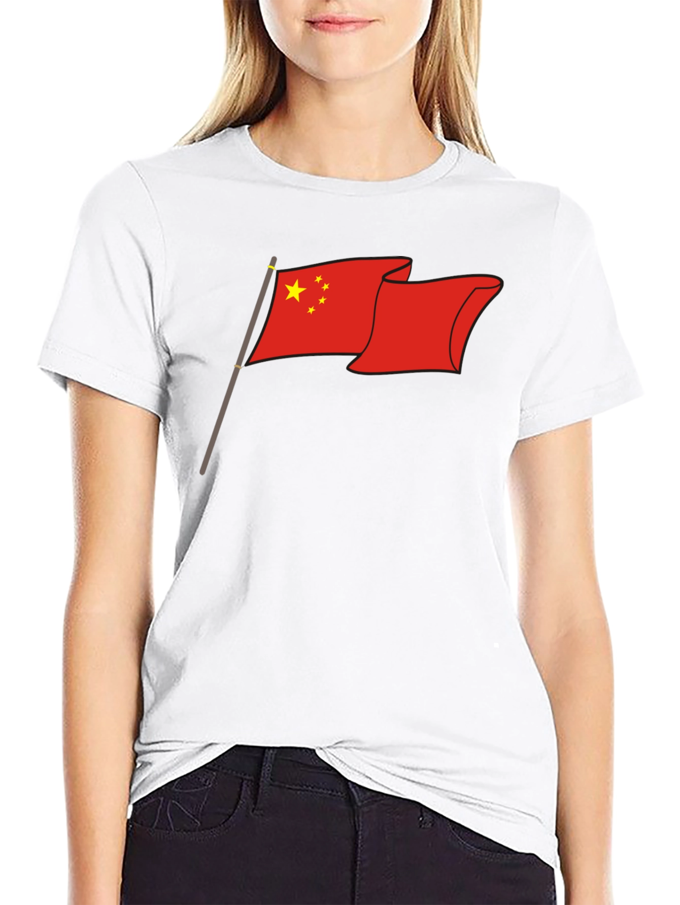 China Flag Graphic T-Shirt - Patriotic Tee