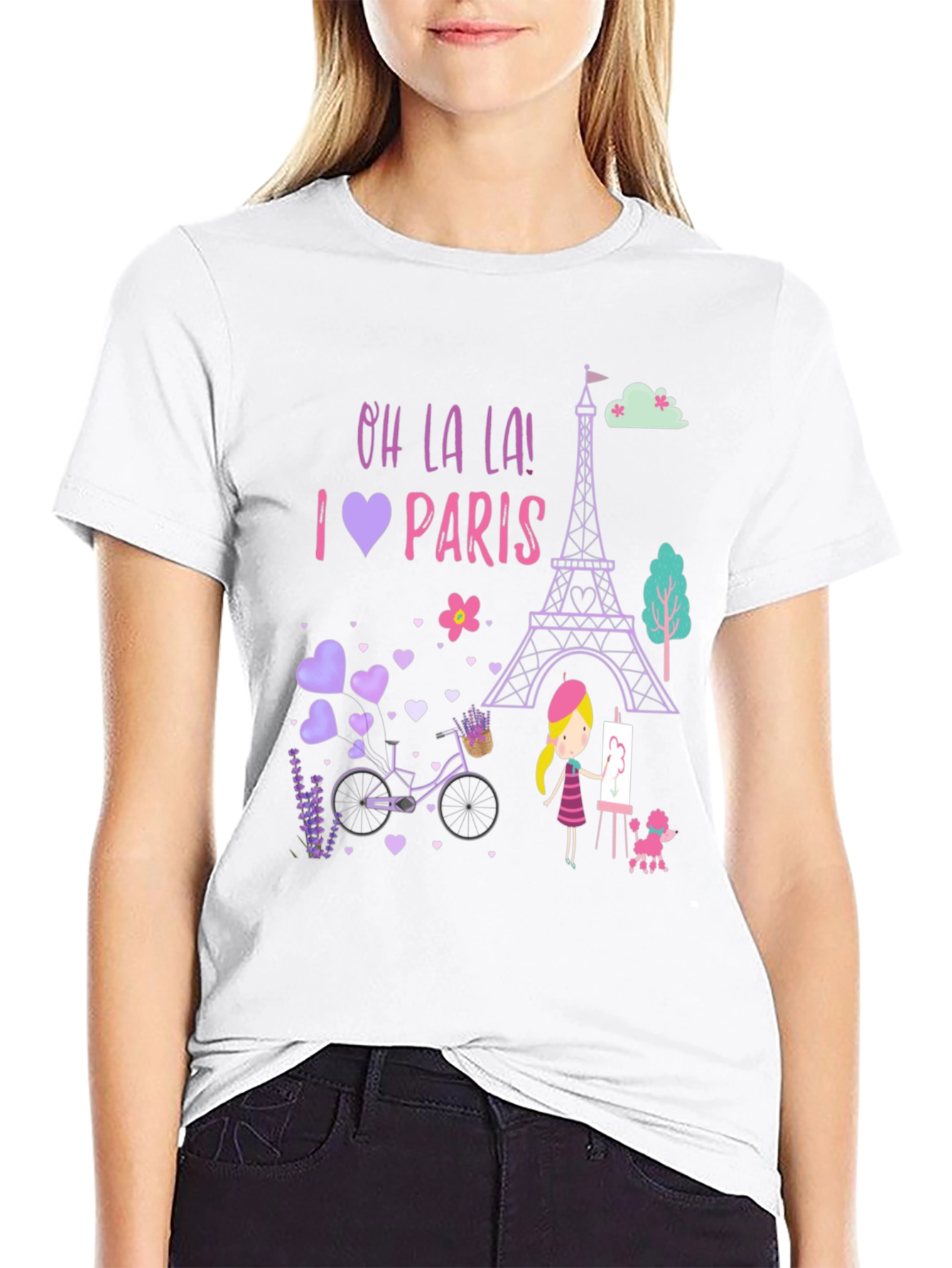 Oh La La! I Love Paris Graphic Tee