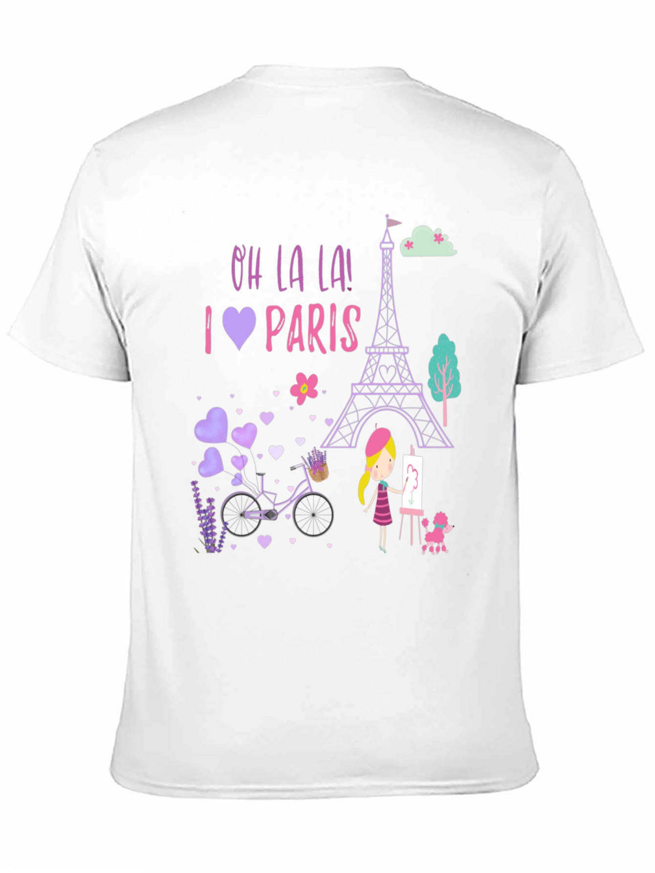 Oh La La! I Love Paris Graphic Tee