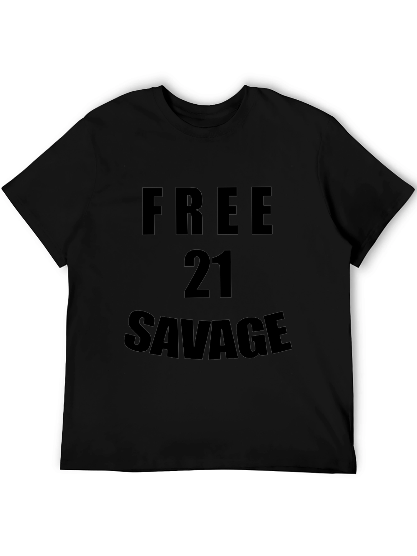 Free 21 Savage Black T-Shirt