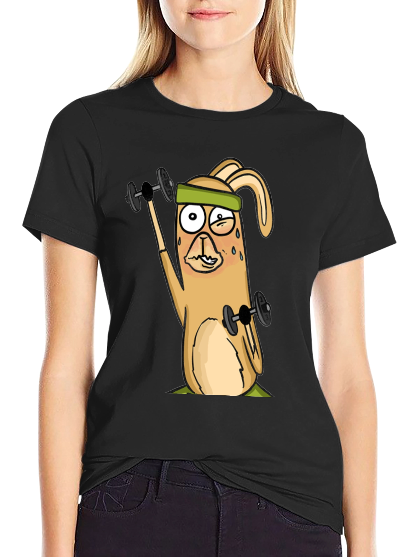 Workout Bunny Graphic Tee
