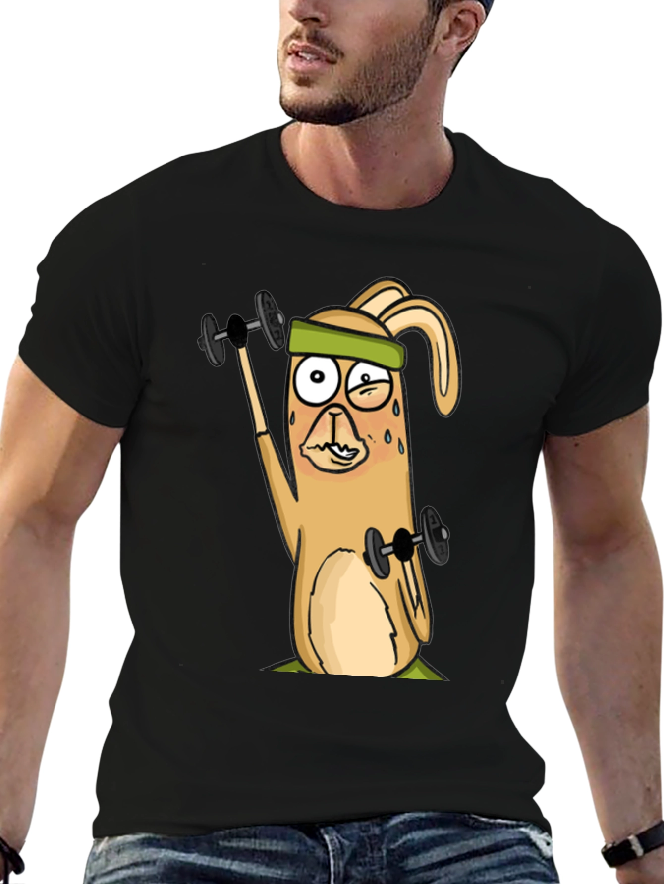 Workout Bunny Graphic Tee