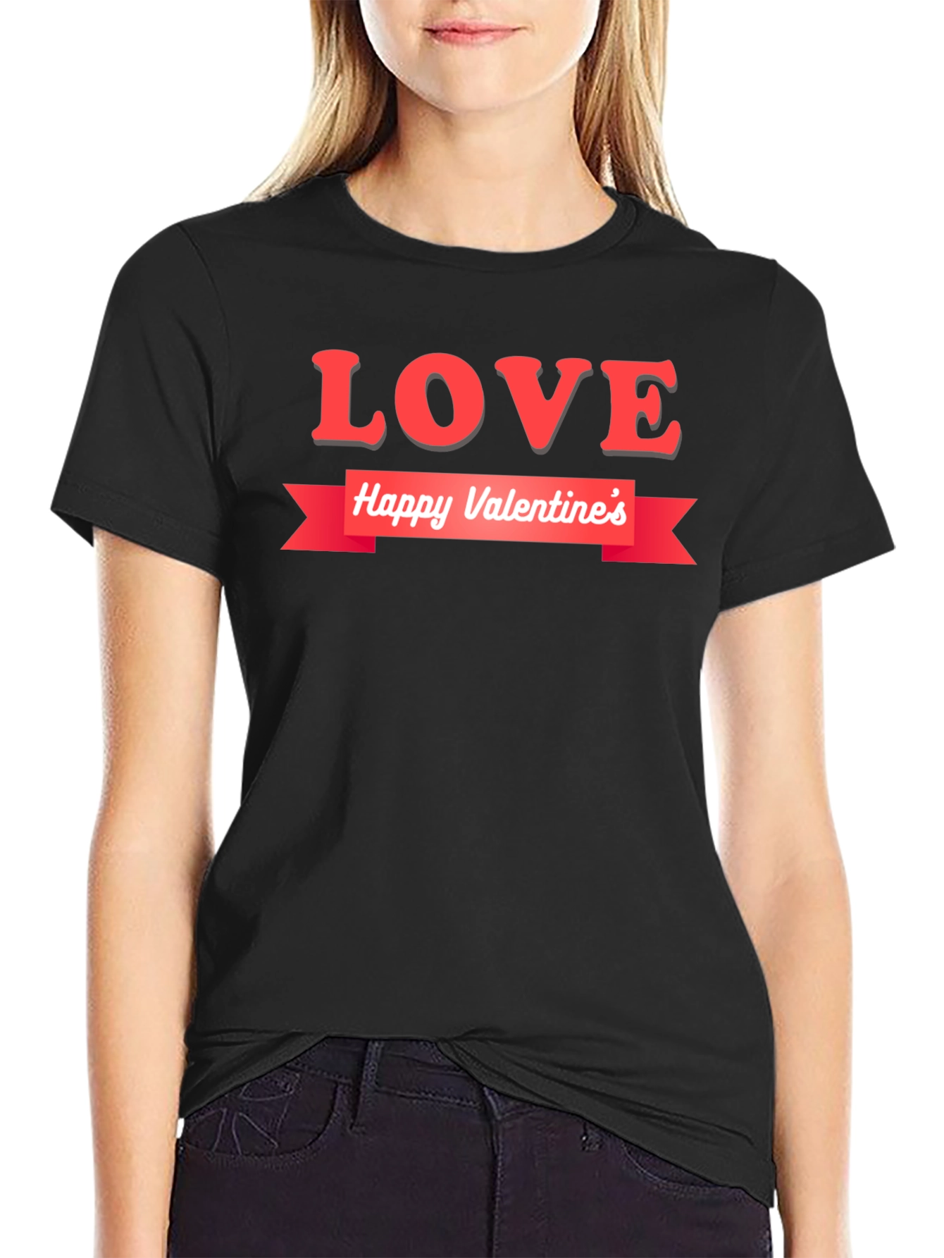 Love Happy Valentines Day Graphic Tee