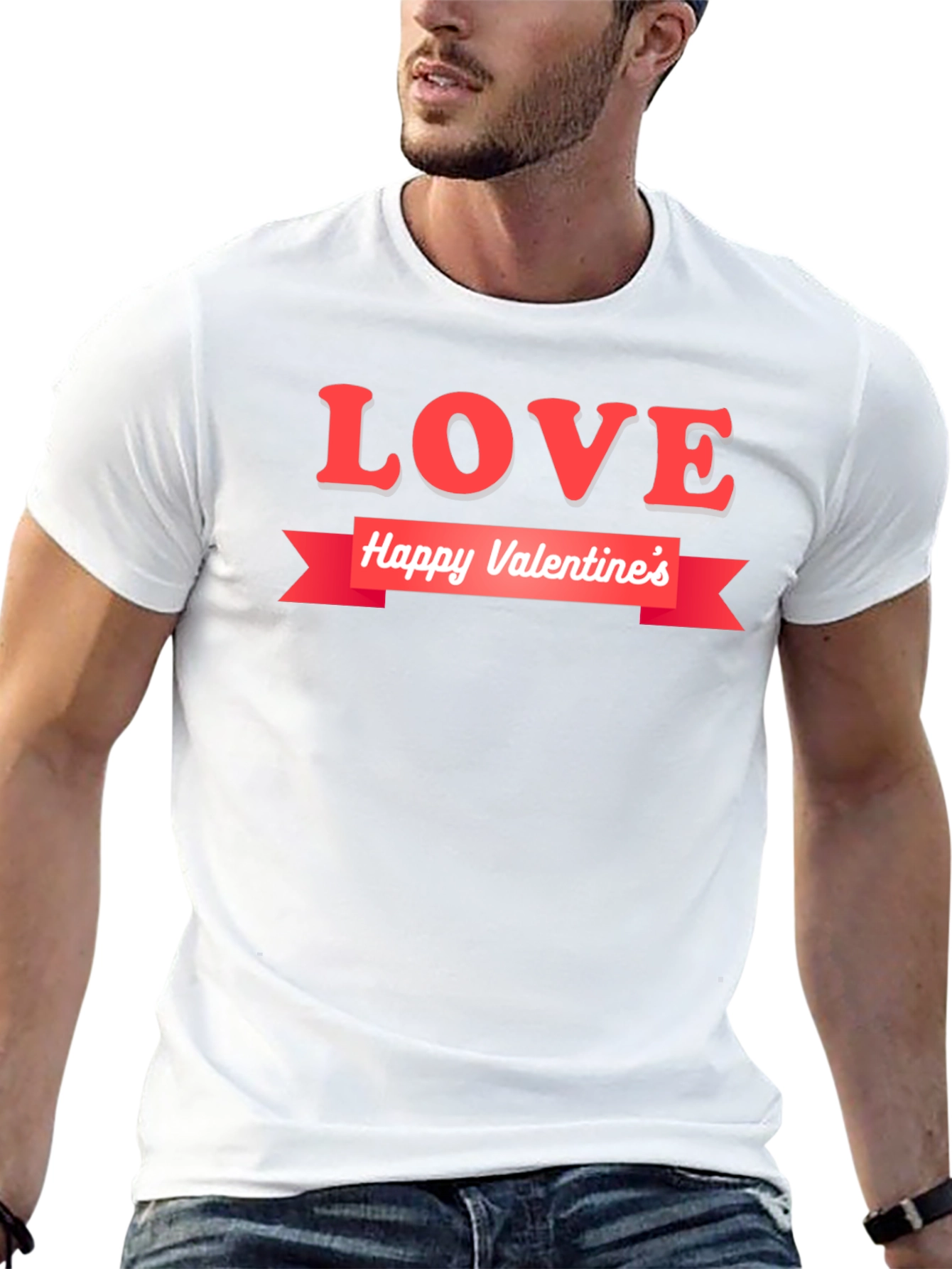 Love Happy Valentines Day Graphic Tee